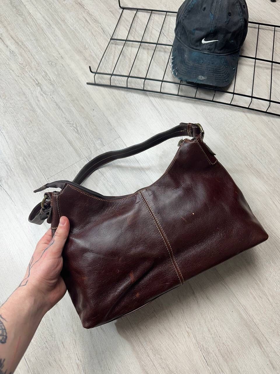 Vintage Vintage Y2K Leather Bag Avantgarde LGB Style Size ONE SIZE - 2 Thumbnail
