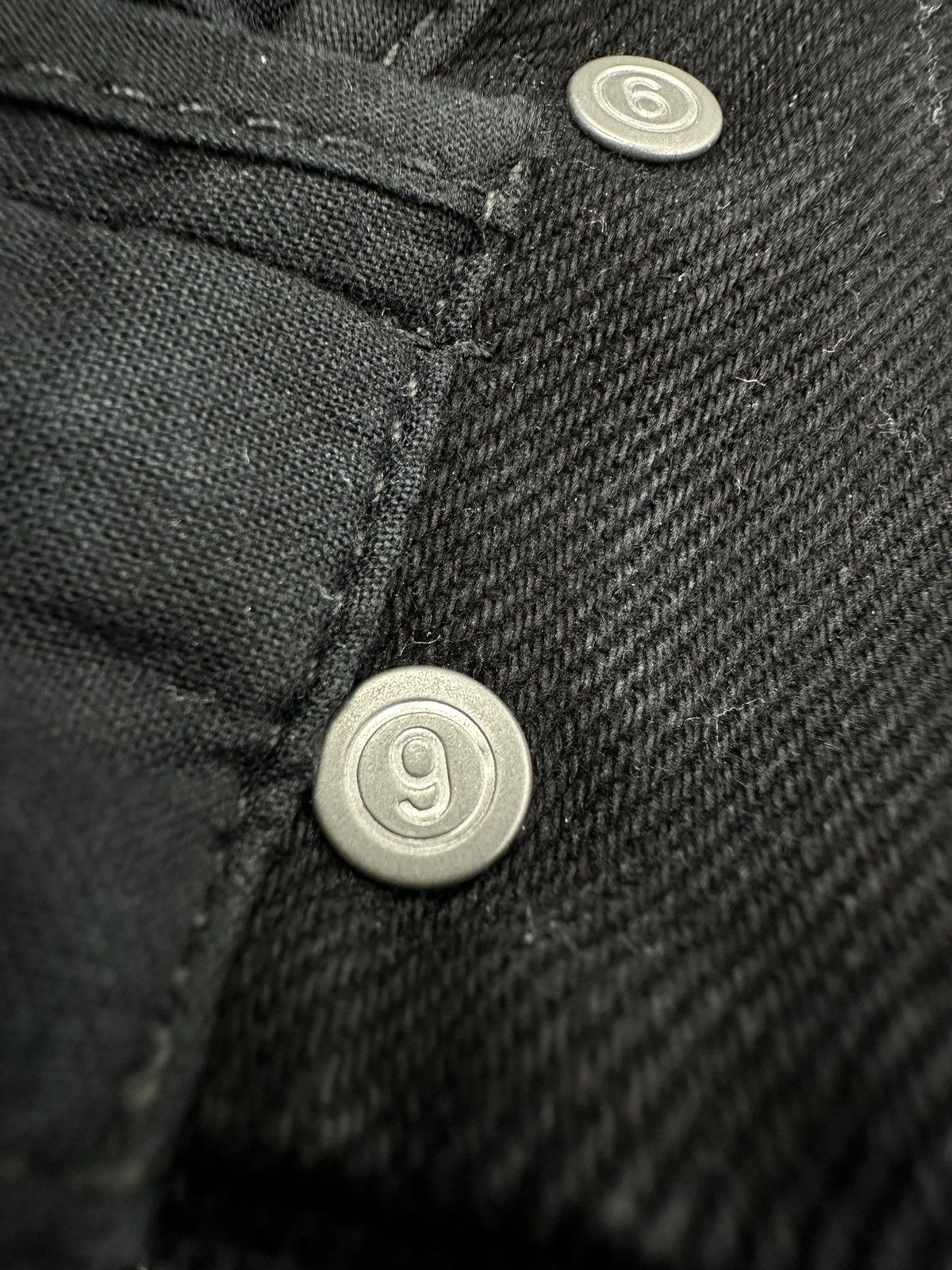 Maison Margiela Maison Margiela MM6 High waisted Button Fly Two-tone Denim Size 27" / US 4 / IT 40 - 13 Thumbnail