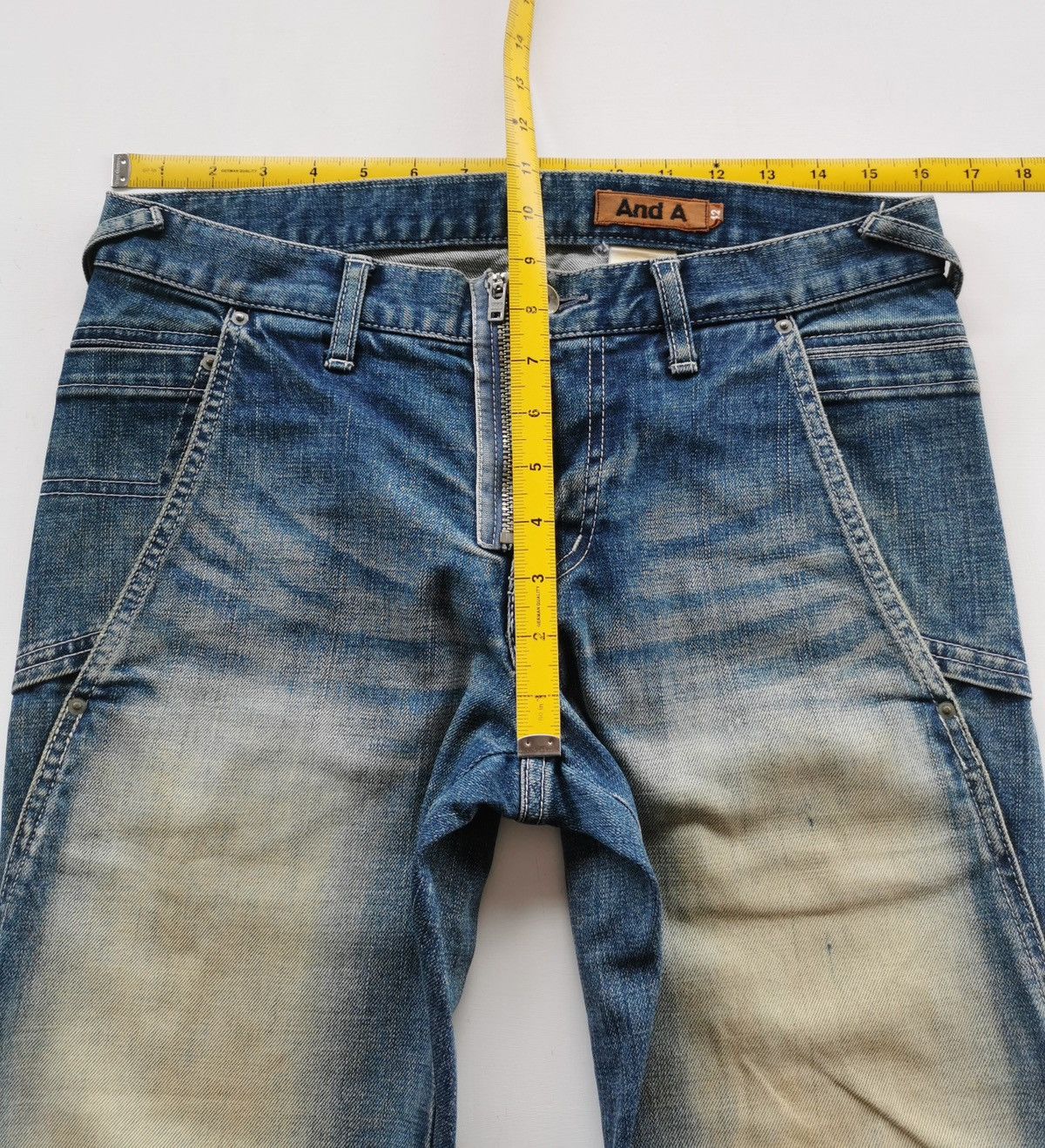 And A And A Japan Showed Zipper Mud Wash Skinny Jeans Punk Size US 32 / EU 48 - 11 Thumbnail