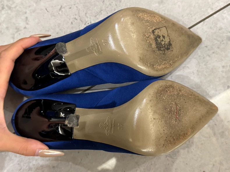 Vivienne Westwood Vivienne Westwood Clare Blue high heels Size US 6.5 / IT 36.5 - 5 Thumbnail