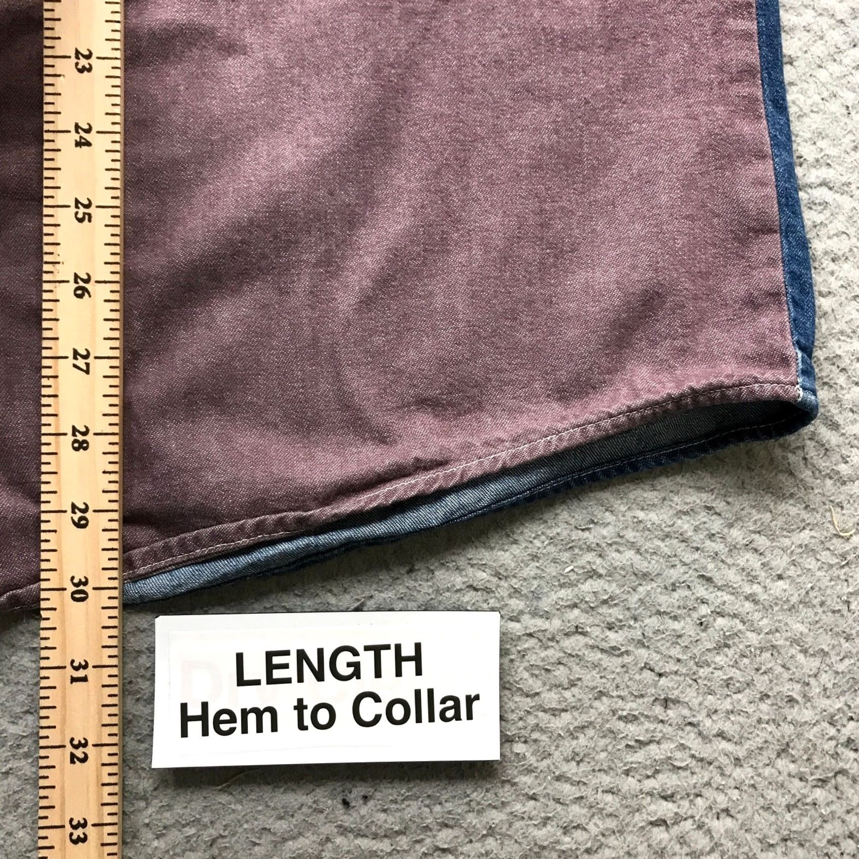 Vintage VINTAGE Bon Homme Button-Down Denim Shirt Two Tone L Mens Long Sleeve Pink Blue 90s Casual Travel Button-Up Size US L / EU 52-54 / 3 - 6 Thumbnail