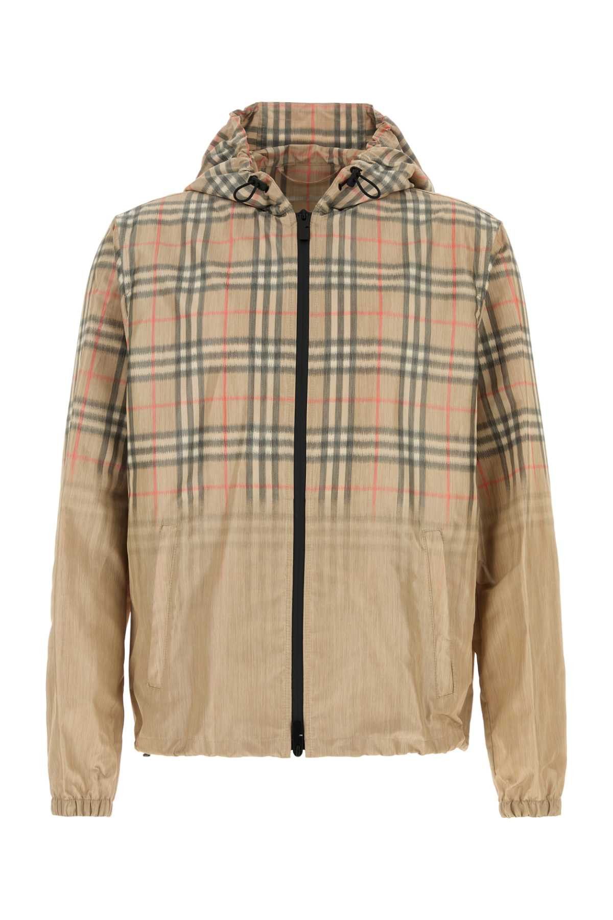 Burberry Printed Viscose Blend Bomber Jacket Size US XL / EU 56 / 4 - 1 Thumbnail
