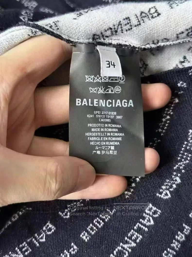 Balenciaga Balenciaga Camo Knit Sweater Size XXS / US 00 / IT 34 - 4 Thumbnail