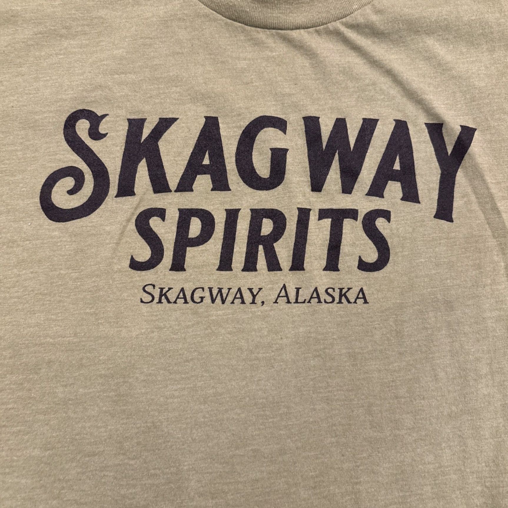 Vintage ALASKA Skagway Spirits Distillery T-Shirt Adult Medium Green Mens Size US M / EU 48-50 / 2 - 3 Thumbnail