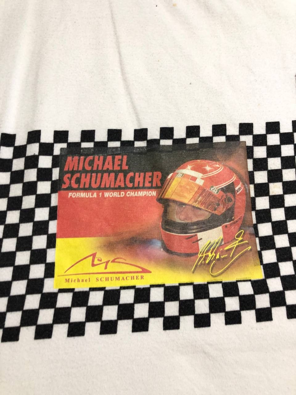 Other Michael Schumacher Logo Vintage T Shirt Racing Formula 1 Size US L / EU 52-54 / 3 - 2 Thumbnail