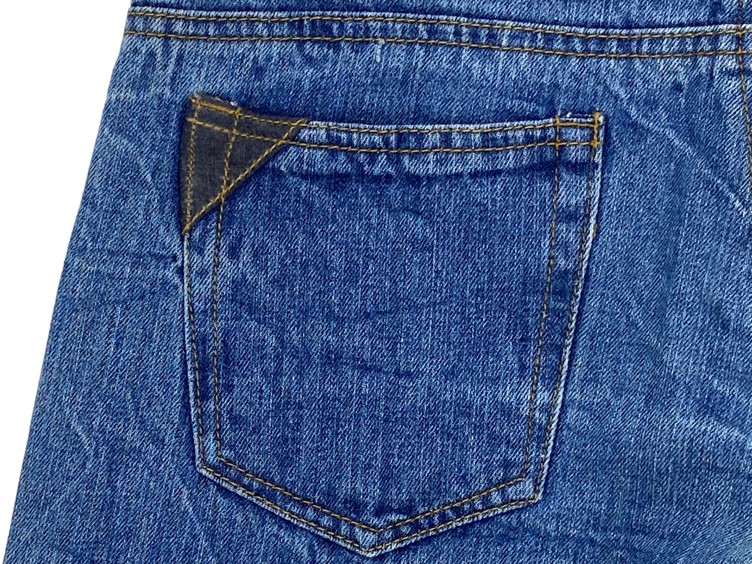 Japanese Brand El John Double Waist Denim Goth Punk Jeans Size US 30 / EU 46 - 11 Thumbnail