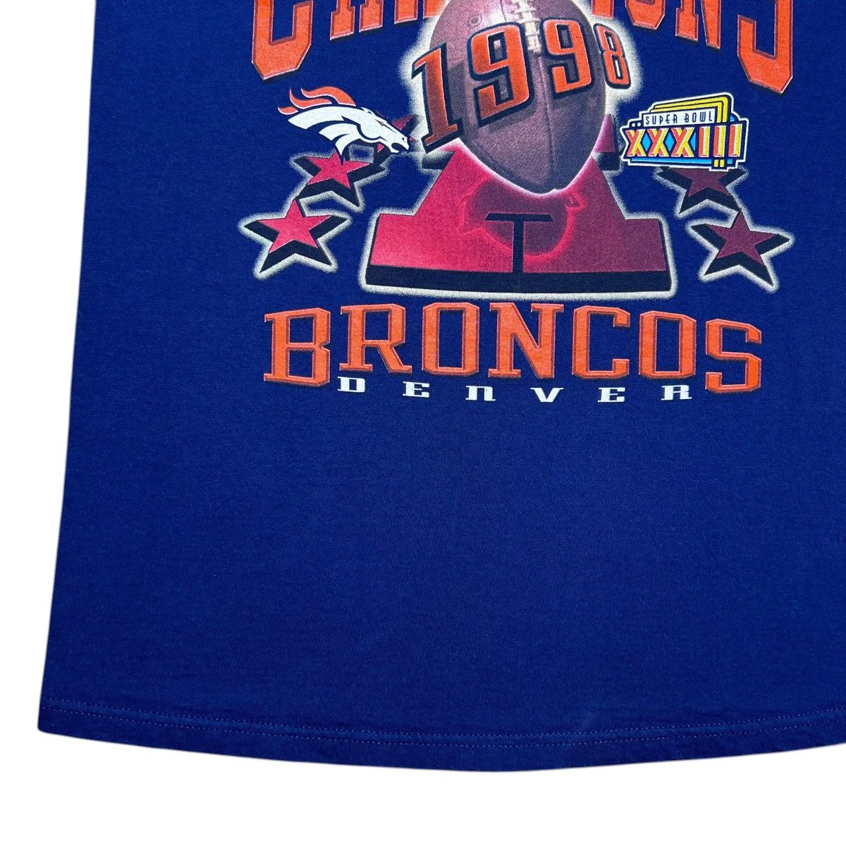 NFL Vintage 1998 NFL Denver Broncos AFC Champions Graphic TShirt Size US L / EU 52-54 / 3 - 7 Thumbnail