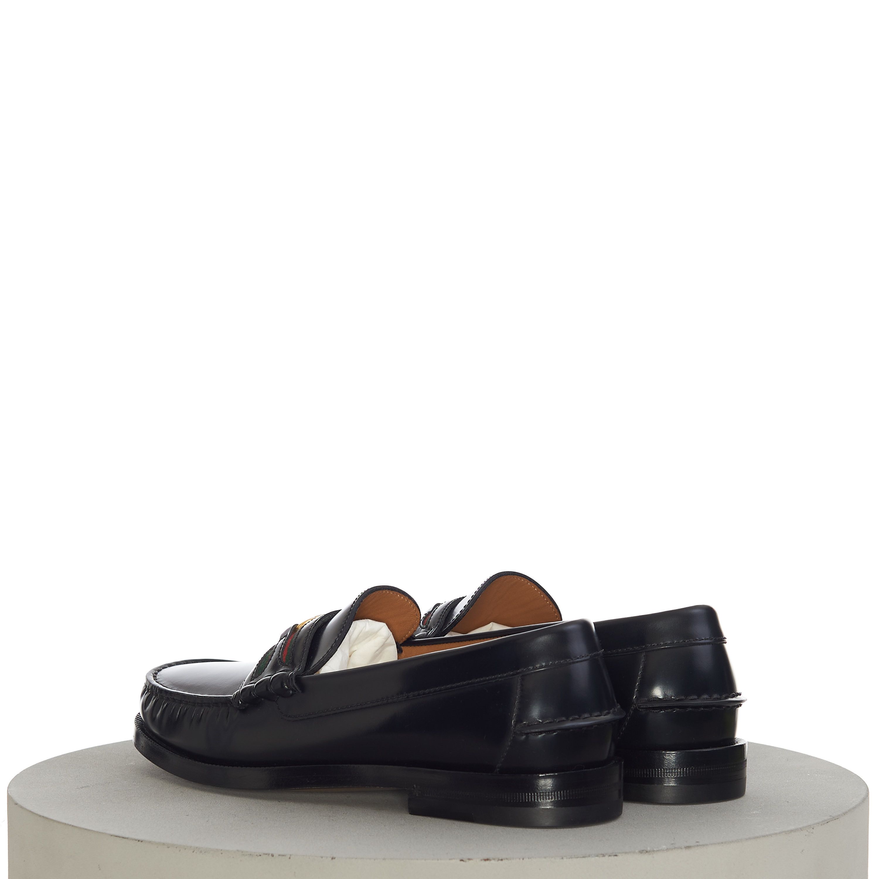 Gucci Men's Loafer With Double G In Black Leather Size US 6.5 / EU 39-40 - 6 Thumbnail