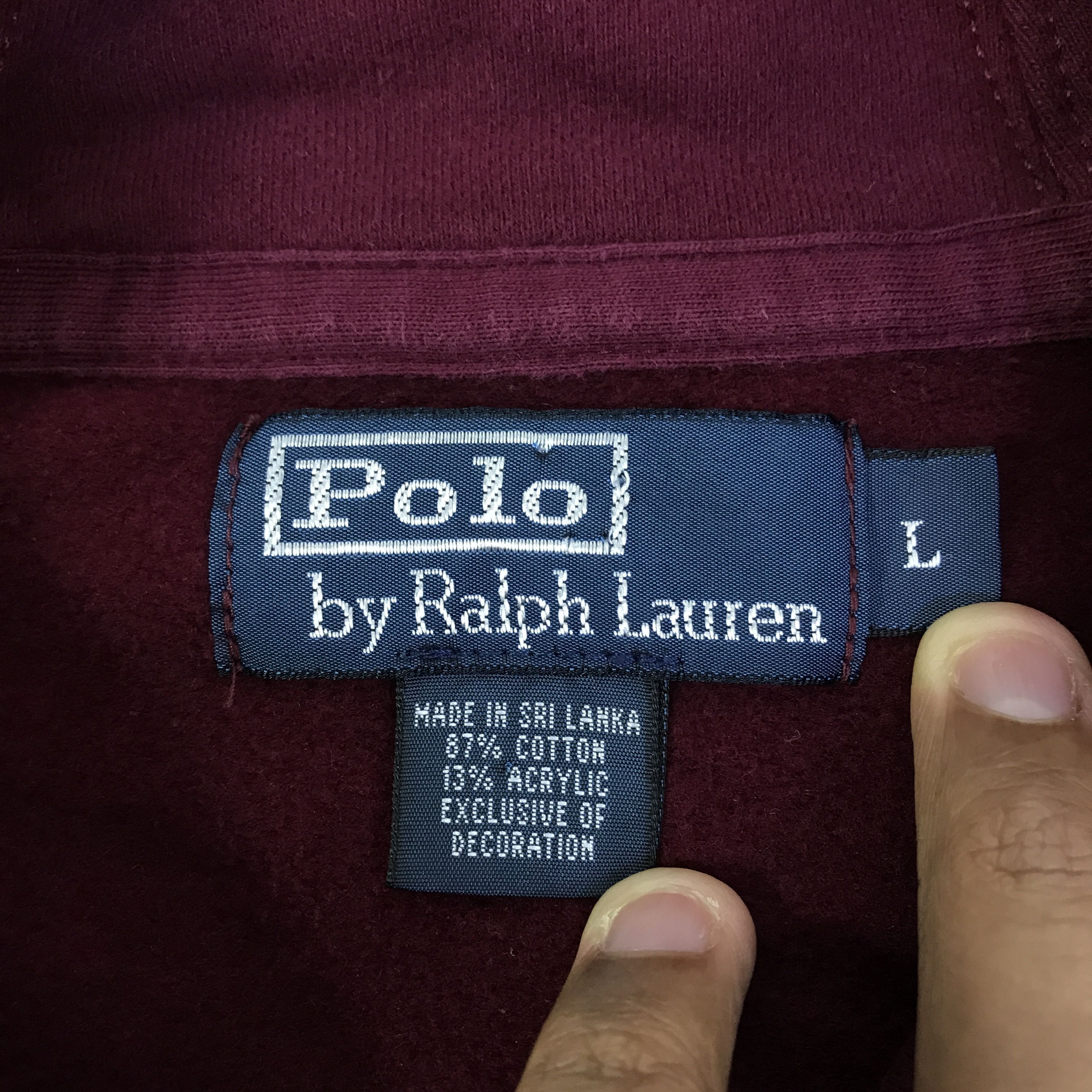 Polo Ralph Lauren Vintage Polo Ralph Lauren Sweatshirt K116B15 Size US L / EU 52-54 / 3 - 11 Thumbnail