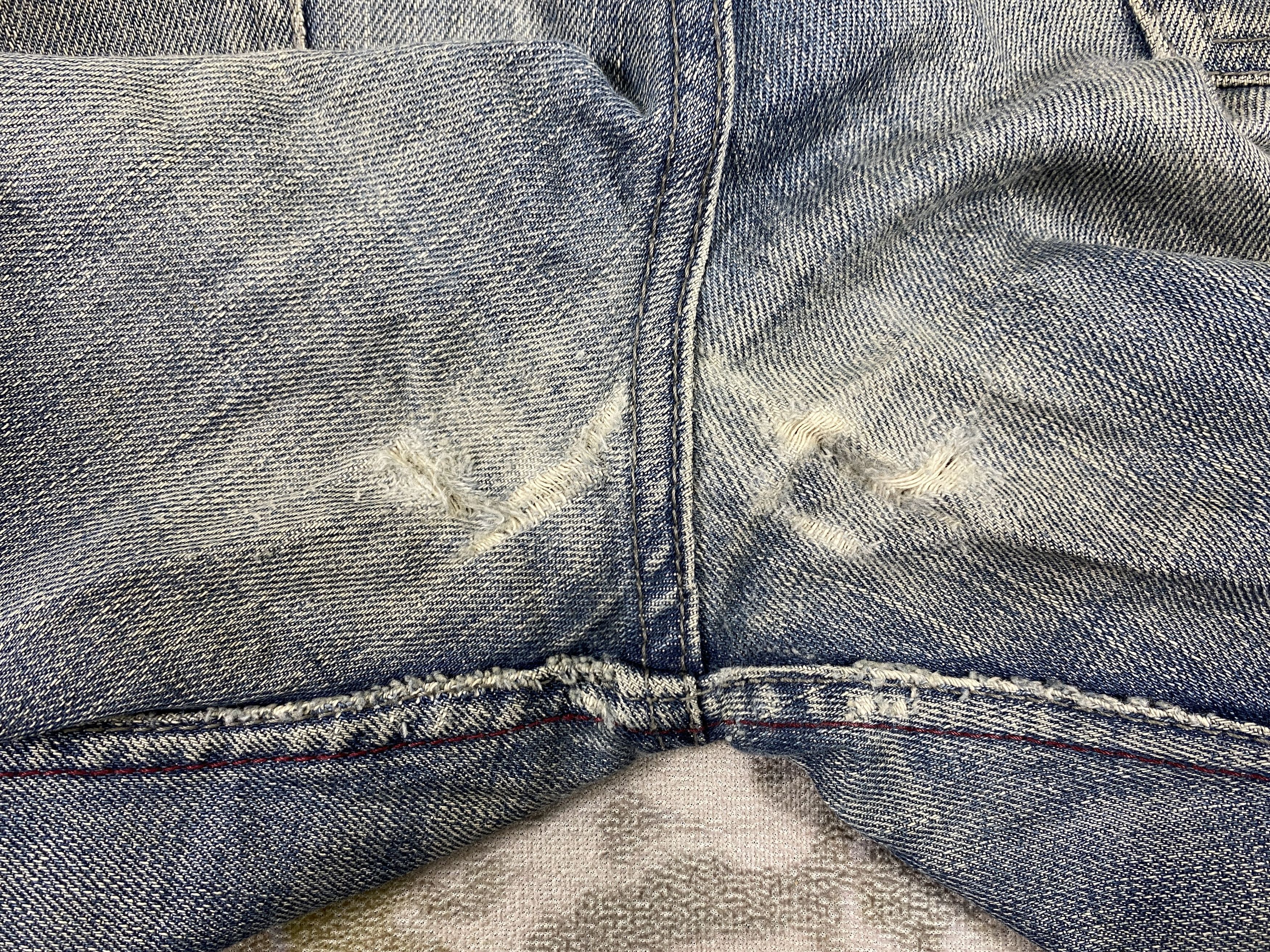 Vintage Distressed Blue Vintage Japanaese Jeans 32x32 Denim - JN3454 Size US 32 / EU 48 - 13 Thumbnail