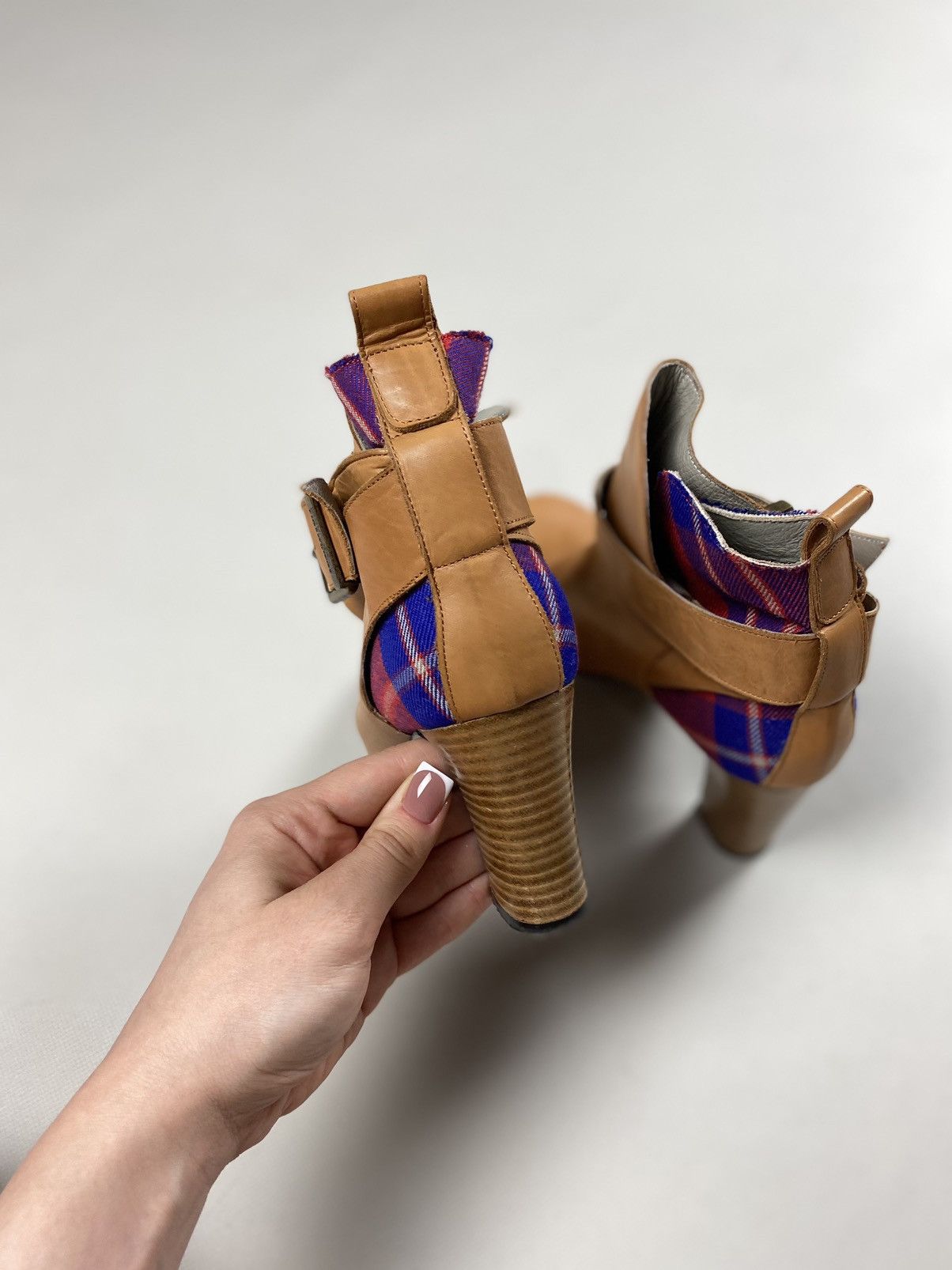 Vivienne Westwood Vivienne Westwood Anglomania leather tartan heeled boots Size US 6 / IT 36 - 12 Thumbnail