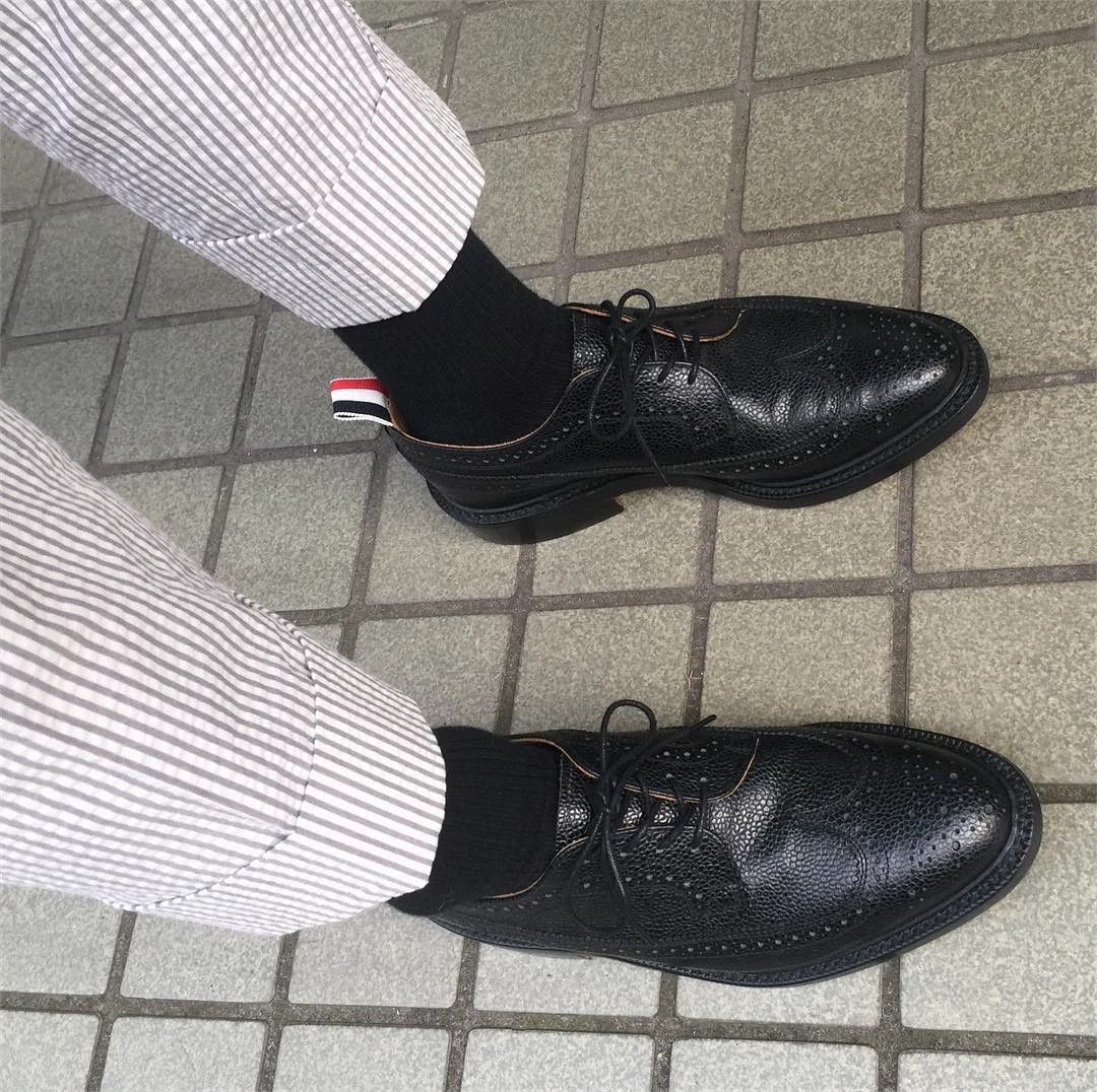 Thom Browne Thom Browne Black Classic Engraved Oxford Rubber Sole 9.5 Size US 9.5 / EU 42-43 - 7 Thumbnail