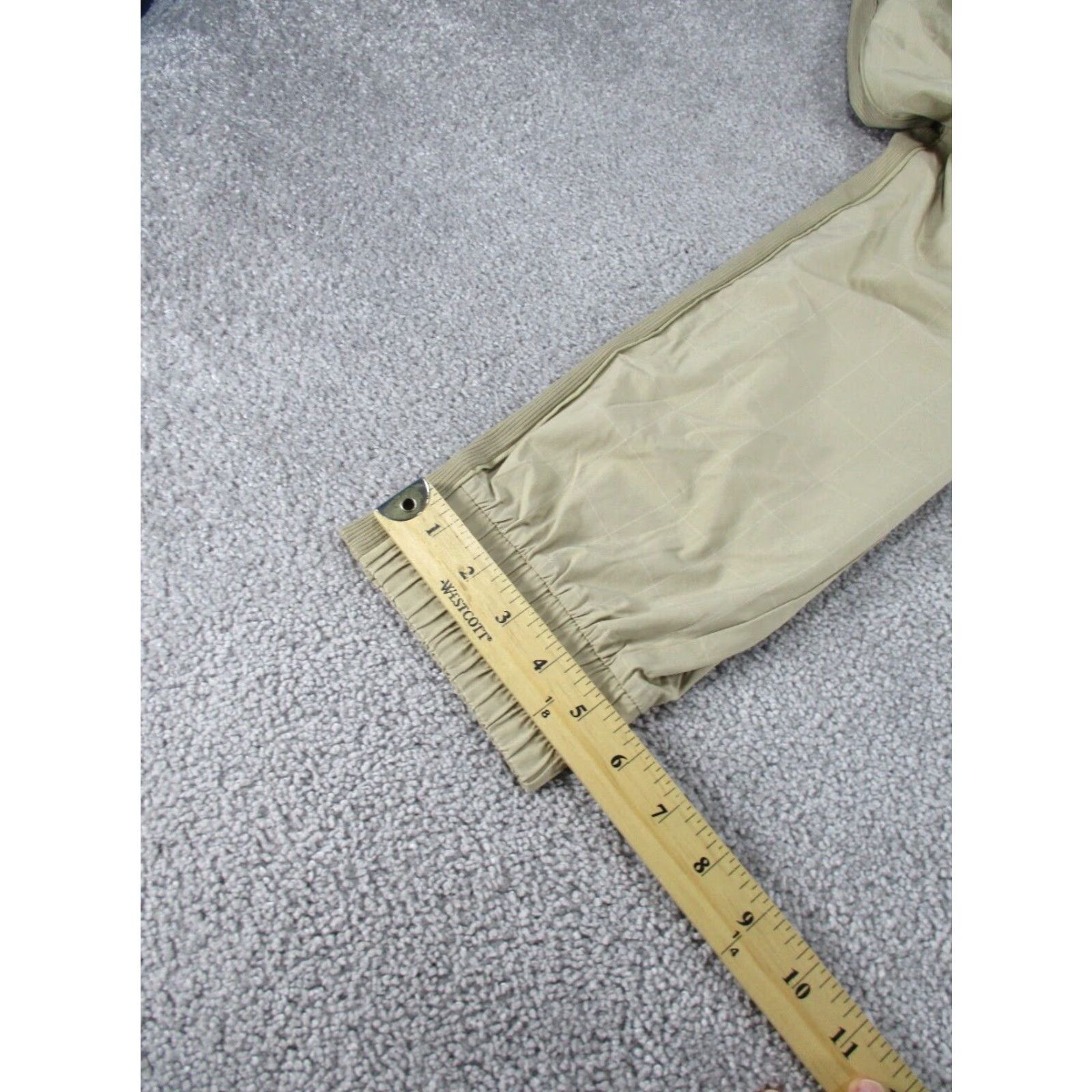 Athleta Athleta Joggers Womens 12 Beige Windowpane Textured Lightweight Brookyln Size 34" / US 12 / IT 48 - 4 Thumbnail