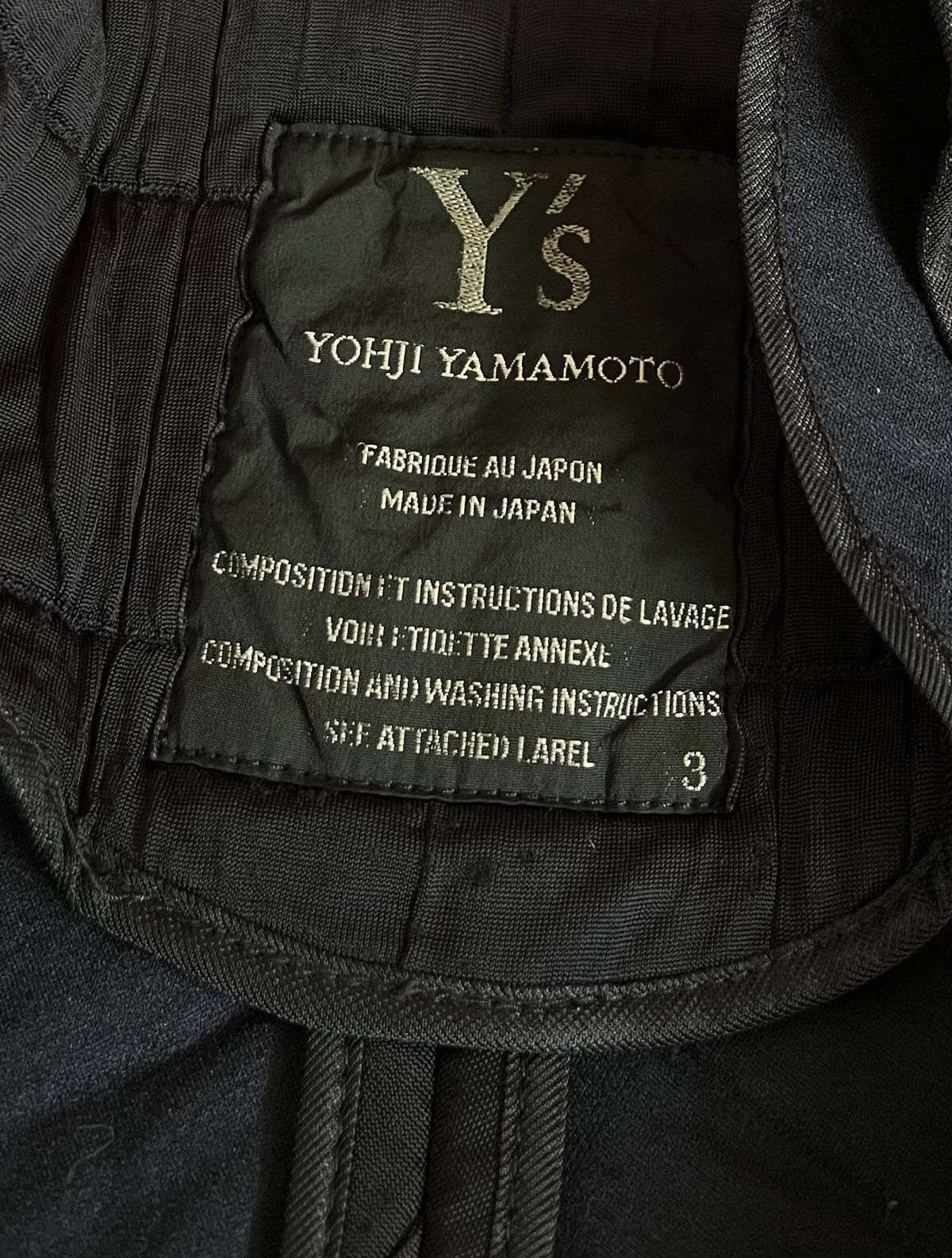 Yohji Yamamoto TAX FREE 🇺🇸 yohji yamamoto y’s quilted zip up jacket Size US S / EU 44-46 / 1 - 4 Thumbnail