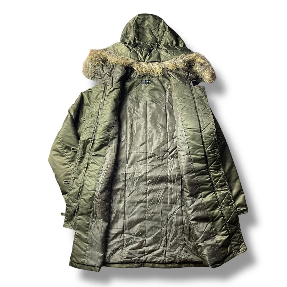 If Six Was Nine × Japanese Brand × Le Grande Bleu (L.G.B.) 🇯🇵 LAKLSH GIRL MULTIPOCKET FUR HOODIE JACKET Size M / US 6-8 / IT 42-44 - 4 Thumbnail