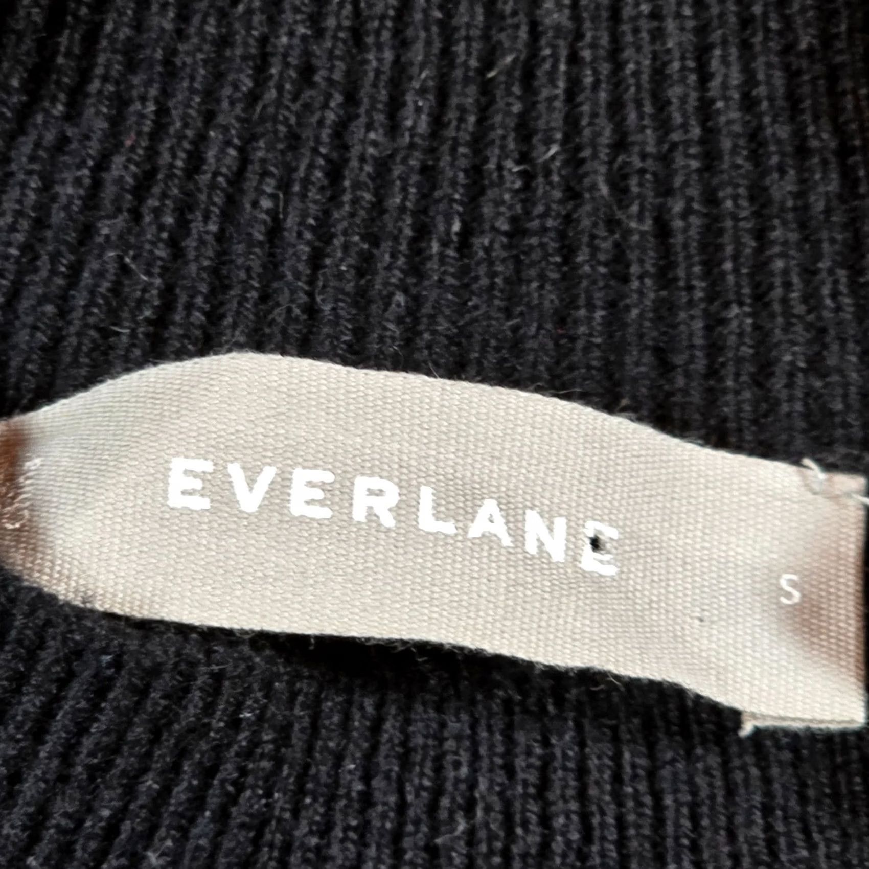 Everlane Everlane Sweater Womens Size Small Black Cashmere High Neck Long Sleeve Capsule Regular Knit Lightweight Pullover Fall Winter Mens Women Girls Boys Size S / US 4 / IT 40 - 4 Thumbnail