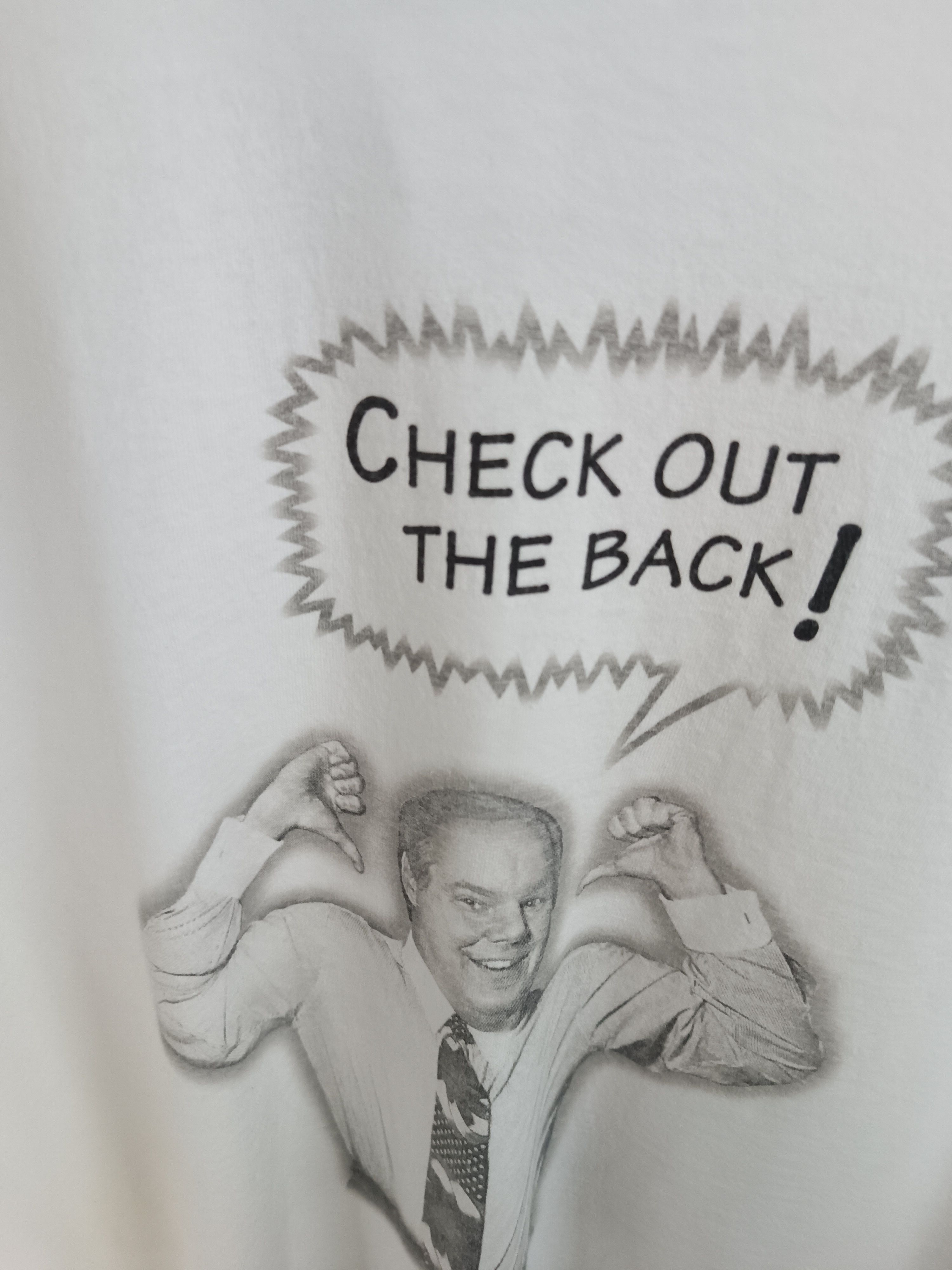 Vintage VINTAGE 90'S USA PRESIDENT ELECTION FUNNY TEE Size US XL / EU 56 / 4 - 9 Thumbnail