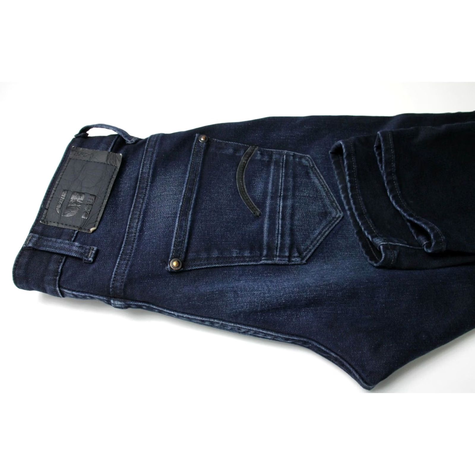 G-Star G-STAR Revend Skinny Jeans Men's W27/L32 Whiskers Faded Denim Blue Size US 27 - 5 Thumbnail