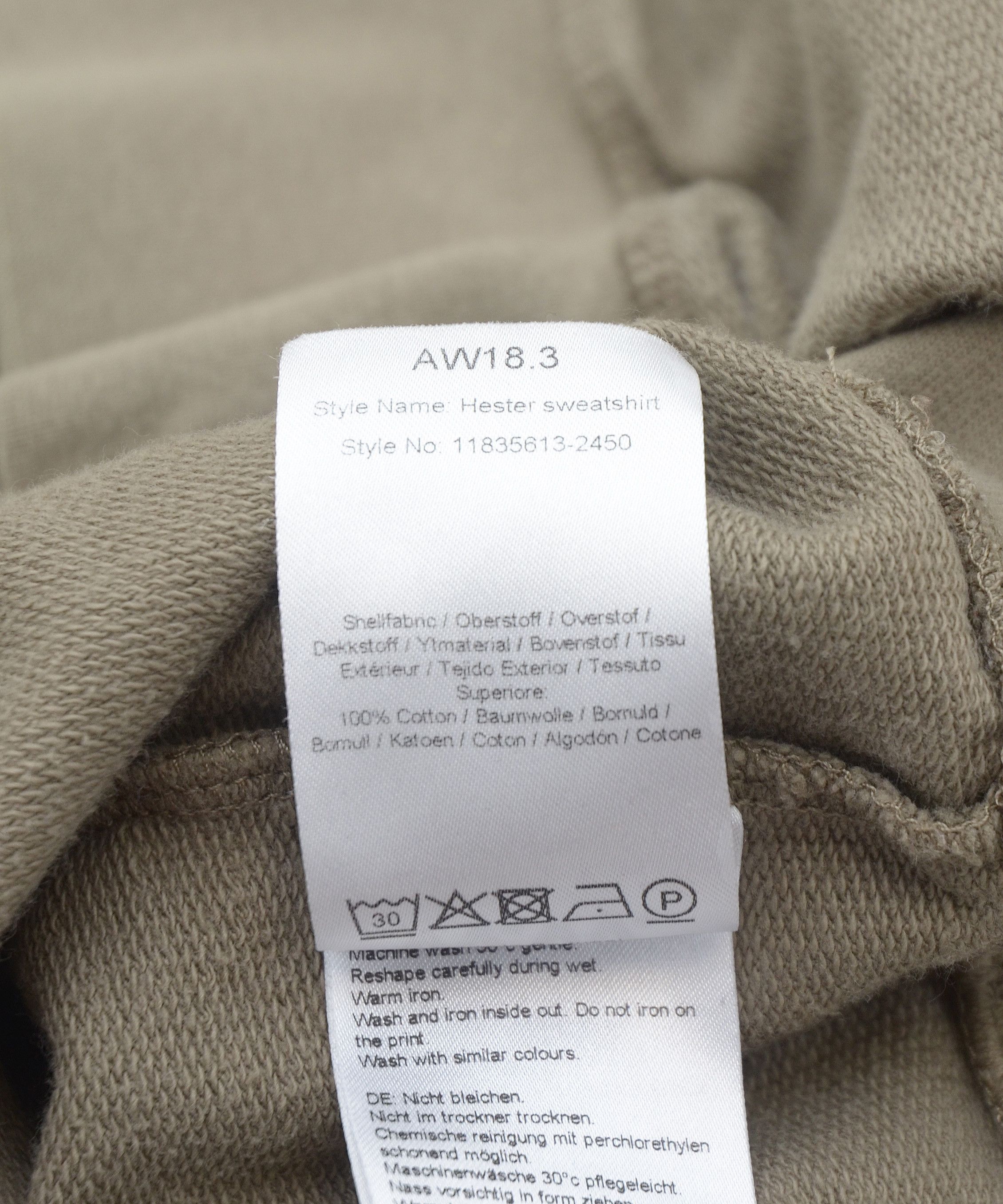 Wood Wood Wood Wood Crewneck sweatshirt Double A Khaki size M Size US M / EU 48-50 / 2 - 12 Thumbnail
