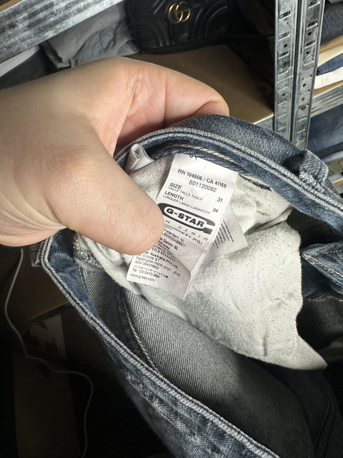 G-Star G-Star RAW 5620 3D Tapered Distressed Denim Jeans W31 L34 Size US 31 - 11 Thumbnail