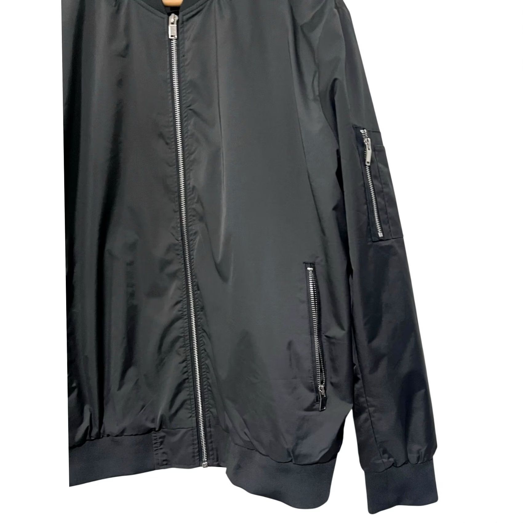 Vintage VINTAGE Outdoor Jacket Men’s Bomber Jacket Coat Windbreaker Dark Gray L Size Size US L / EU 52-54 / 3 - 3 Thumbnail