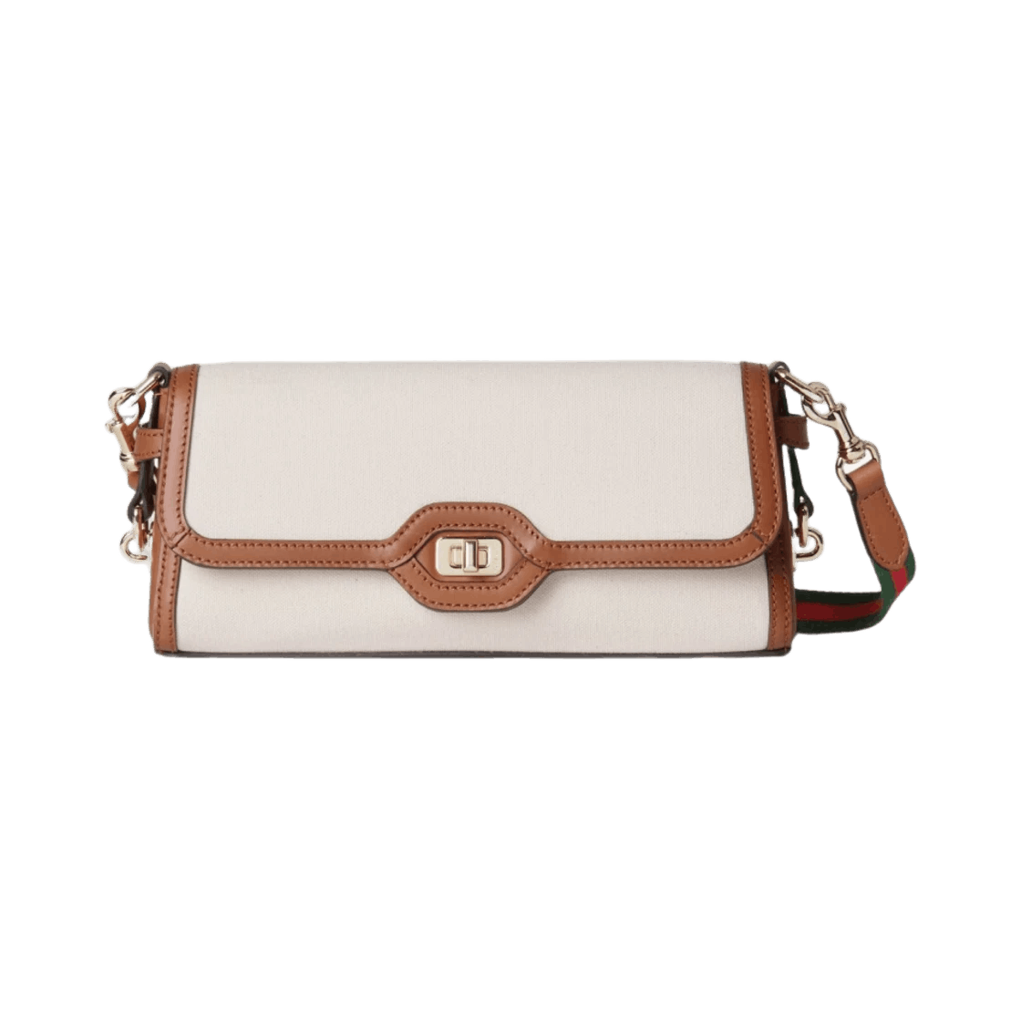 Gucci o1la5ras0526 Size: OS / Luce Small Shoulder Bag White/Brown Size ONE SIZE - 1 Thumbnail