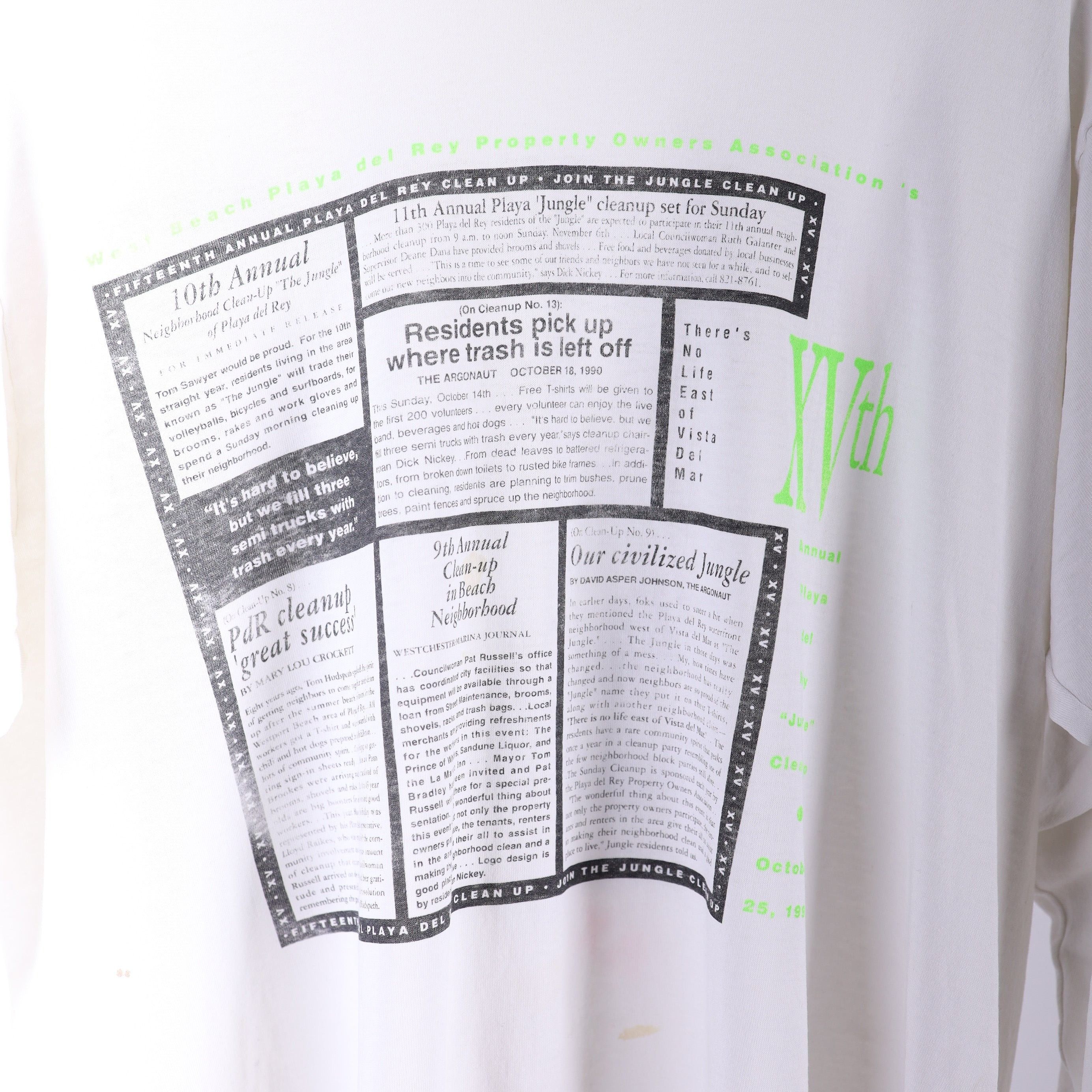 Vintage NEWSPAPER LONGSLEEVE Size US XL / EU 56 / 4 - 3 Thumbnail