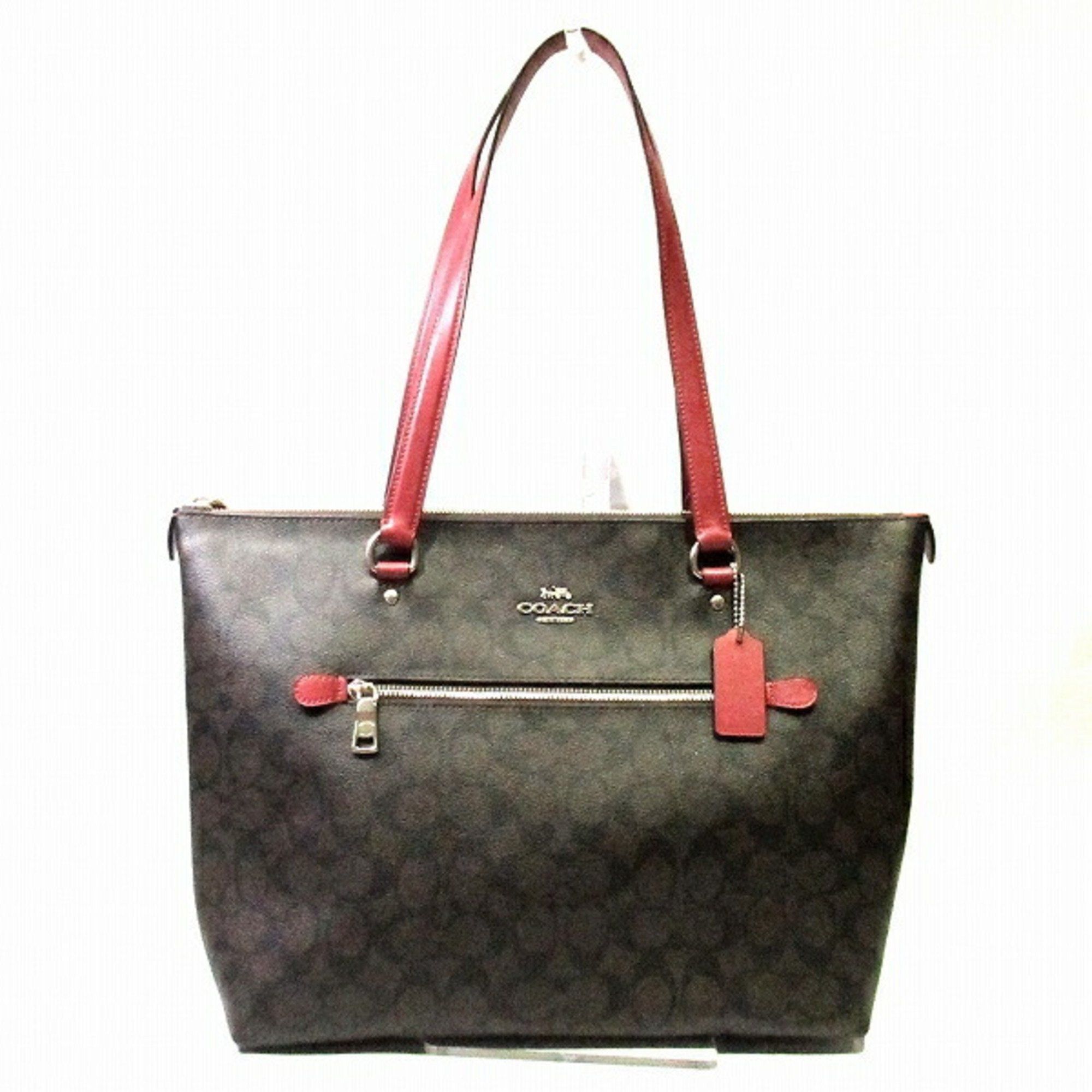 image of Coach Signature F79609 Bag Handbag Tote Ladies in Brown, Women's