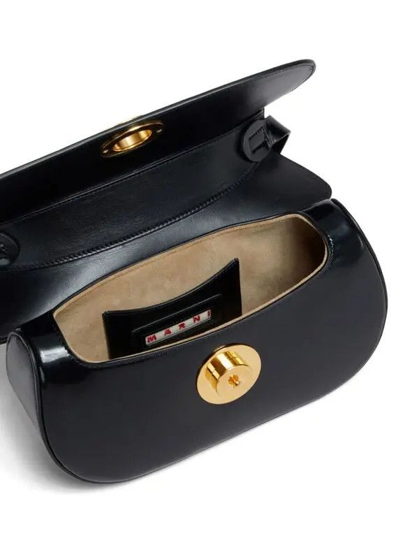 Marni o1w1db11125 Size :OS /Leather Shoulder Bag in Black Size ONE SIZE - 4 Thumbnail