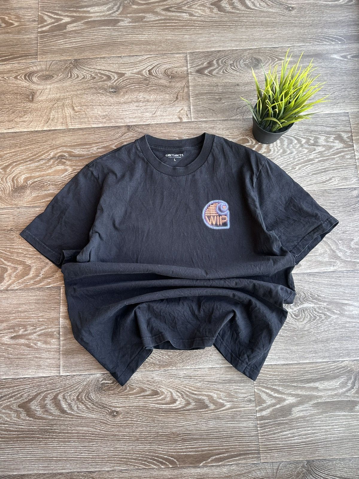 Carhartt 🔥 CARHARTT DETROIT SPIDER Big Logo Crab T Shirt Punk Gothic Size US L / EU 52-54 / 3 - 3 Thumbnail