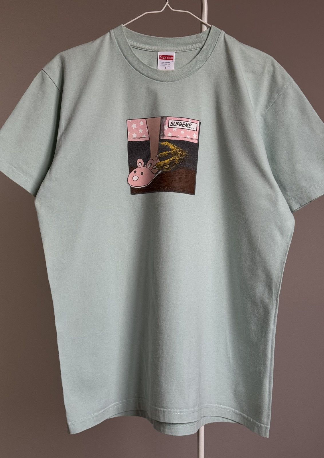 Supreme L Supreme Bed Tee Shirt FW21 Mint Size US L / EU 52-54 / 3 - 2 Thumbnail