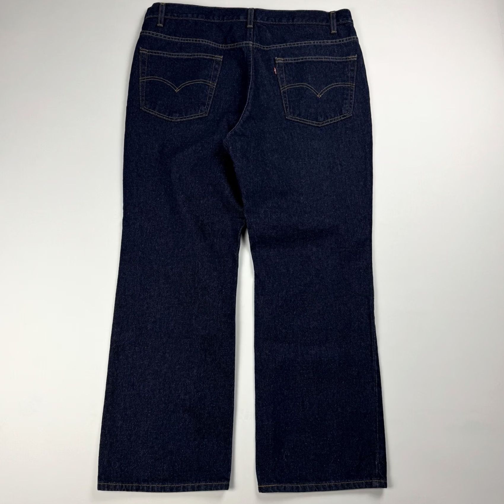 Levi's VINTAGE Levi’s 517 Boots jeans Mens 42x30 Dark Wash Blue 5-Pocket Denim Zipper Logo Fit Regular Size US 42 / EU 58 - 2 Thumbnail
