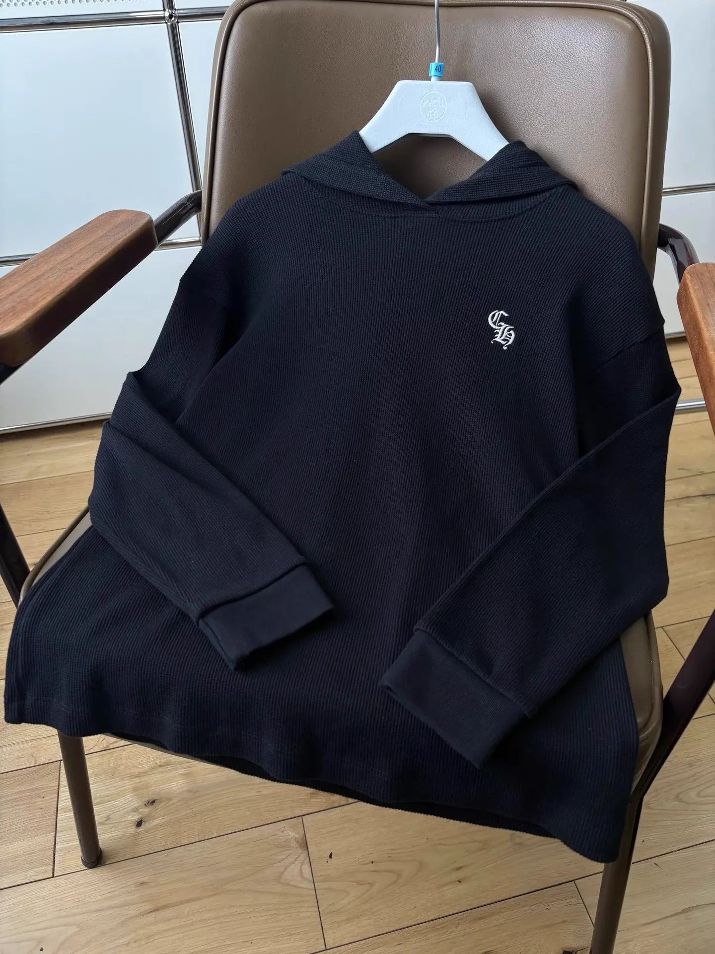Chrome Hearts ChromeHearts Snax Waffle Hoodie Black XS 99New Size US XS / EU 42 / 0 - 4 Thumbnail