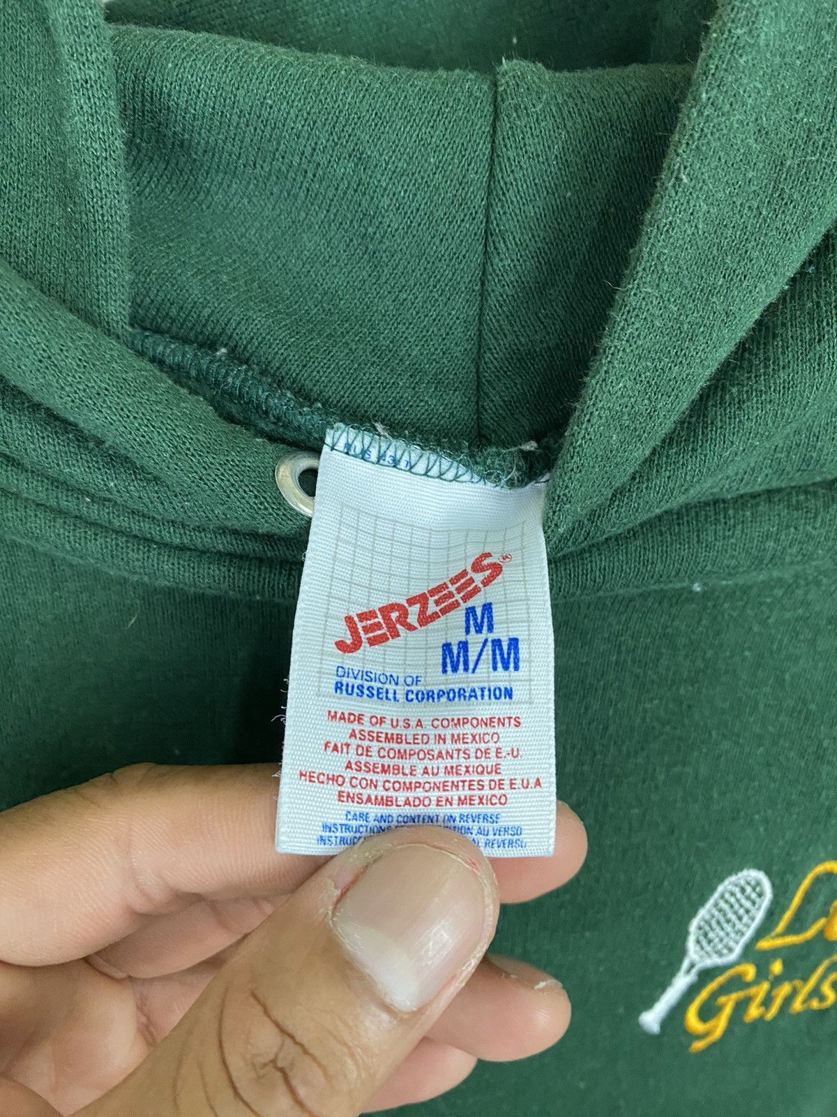 Jerzees × Vintage Vintage Girl Tennis Arizona Hoodies Pullover Size US M / EU 48-50 / 2 - 8 Thumbnail