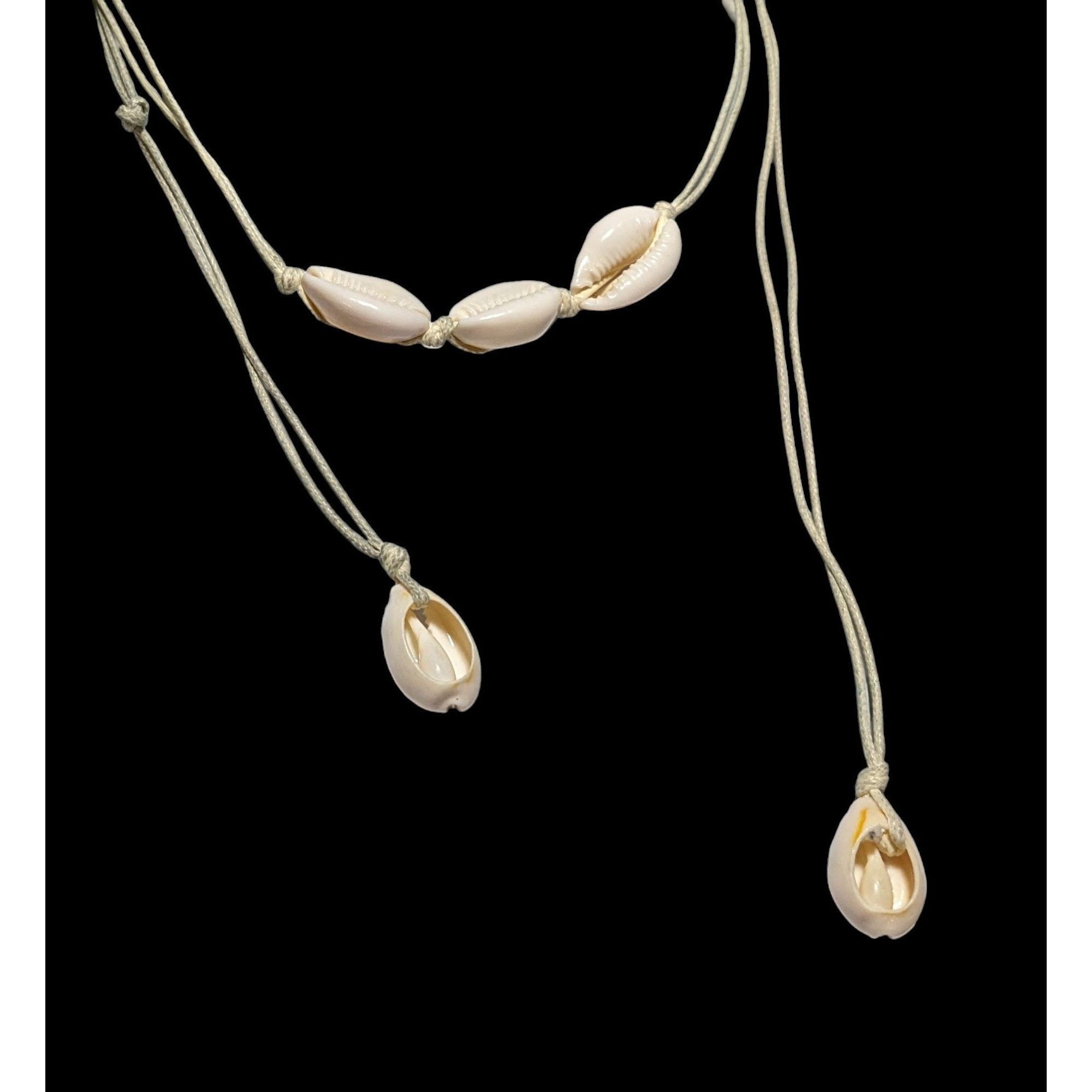 Other Handmade Cowrie Shell Wrap Necklace Size ONE SIZE - 6 Thumbnail