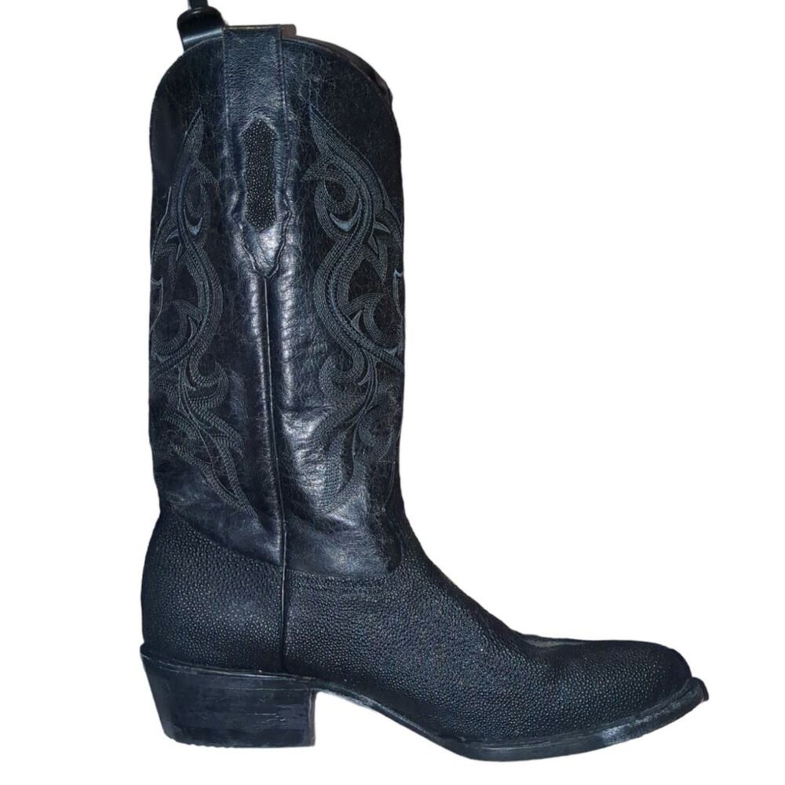 Bullhead Denim Co. Bull-Rider Exotic Stingray leather Cowboy Boots Size US 9 / EU 42 - 6 Thumbnail