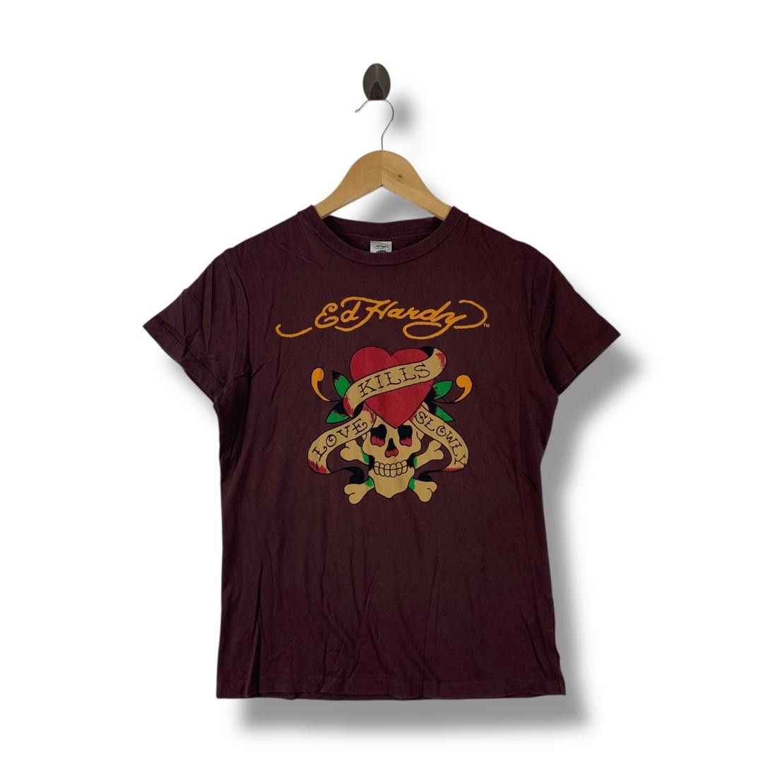Ed Hardy ED HARDY by CHRISTIAN AUDIGIER skull printed tee Size M / US 6-8 / IT 42-44 - 1 Thumbnail