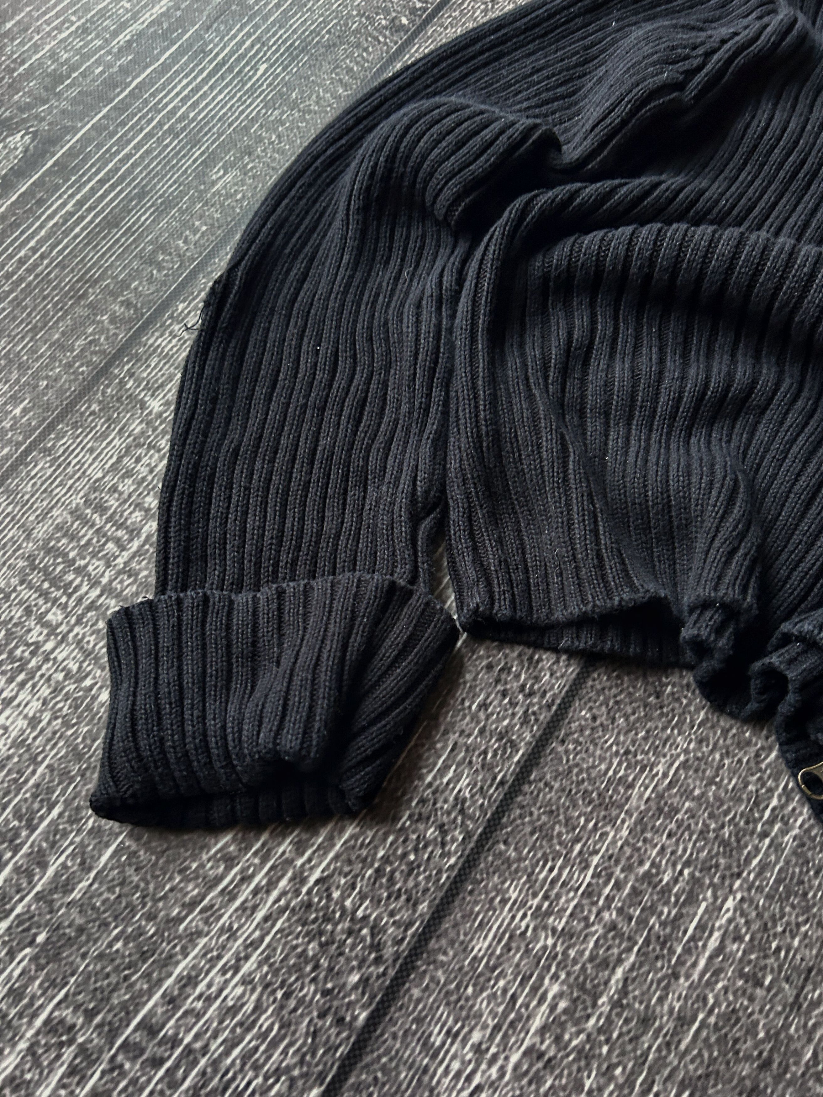 Japanese Brand VTG Rick Owens Style Non-Symmetrical ZIP Sweater Hoodie 90s Size US S / EU 44-46 / 1 - 3 Thumbnail