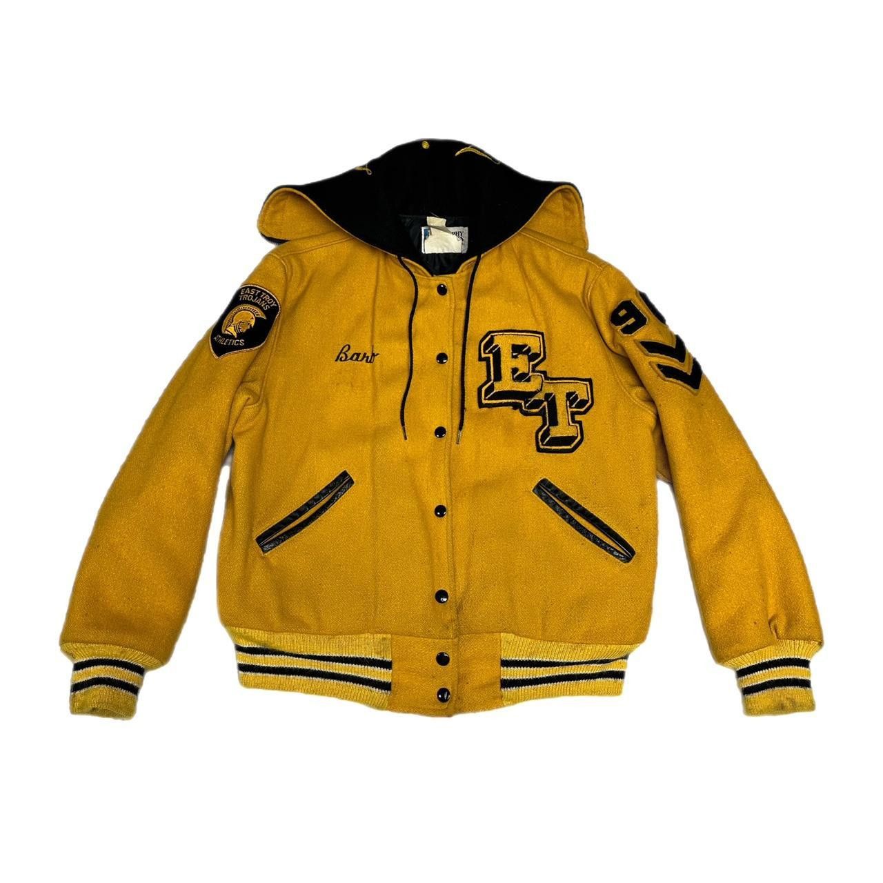 Other Vintage 80’s Yellow and black varsity jacket Size US L / EU 52-54 / 3 - 1 Thumbnail