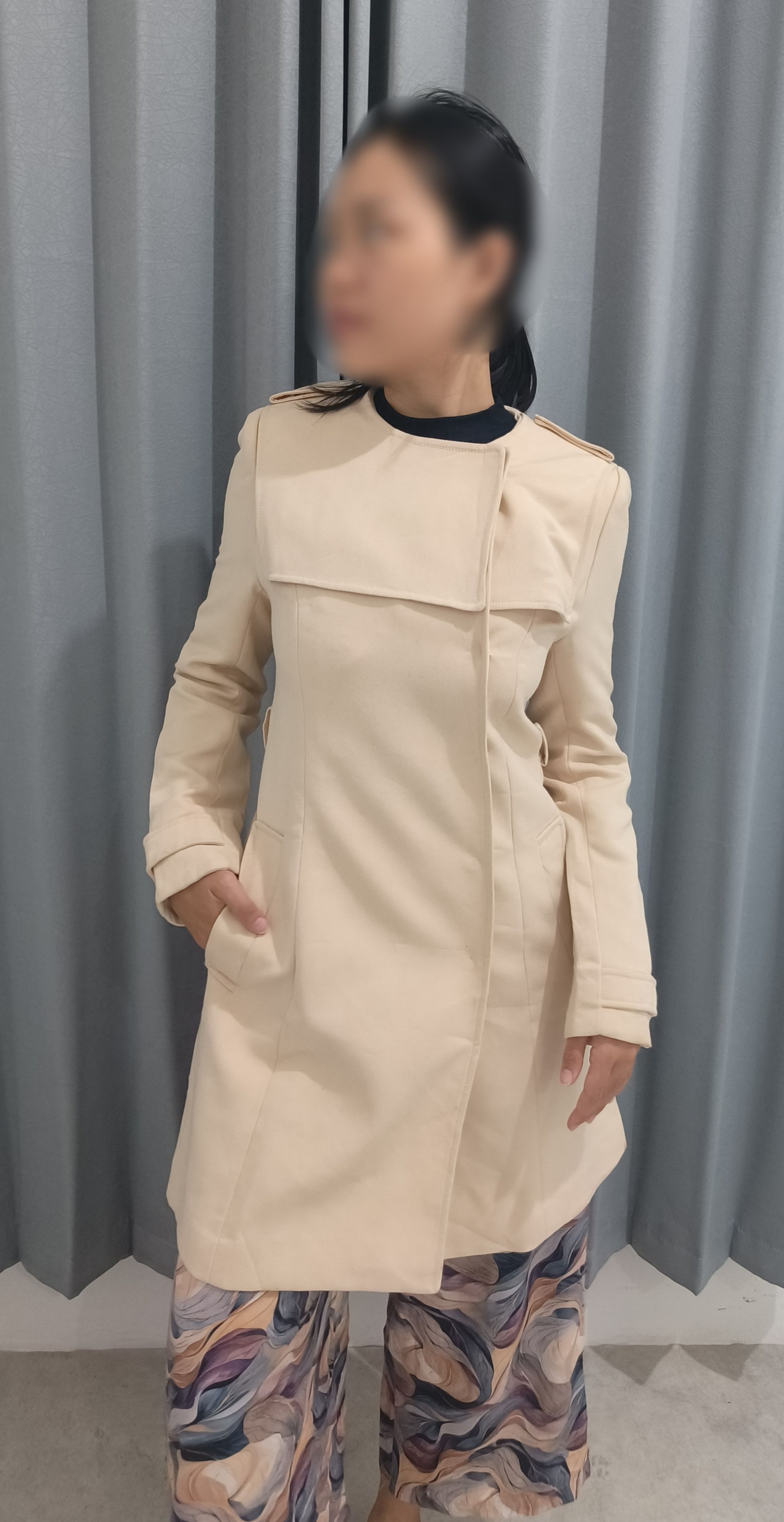 Other LINE Women's Korean Trench Coat / Spy Coat Size S / US 4 / IT 40 - 9 Thumbnail