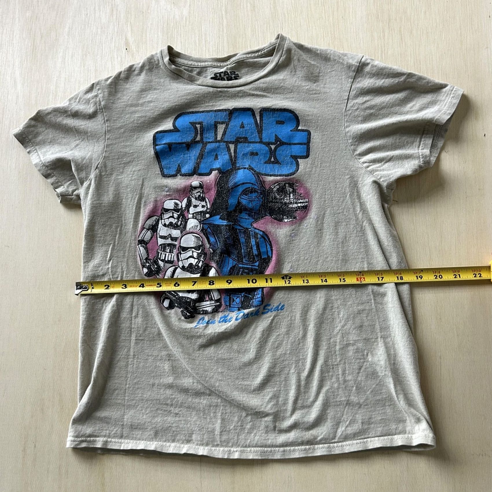 Mad Engine Star Wars Shirt Mens Medium Gray Darth Vader Stormtrooper Graphic Tee T-Shirt Size US M / EU 48-50 / 2 - 3 Thumbnail