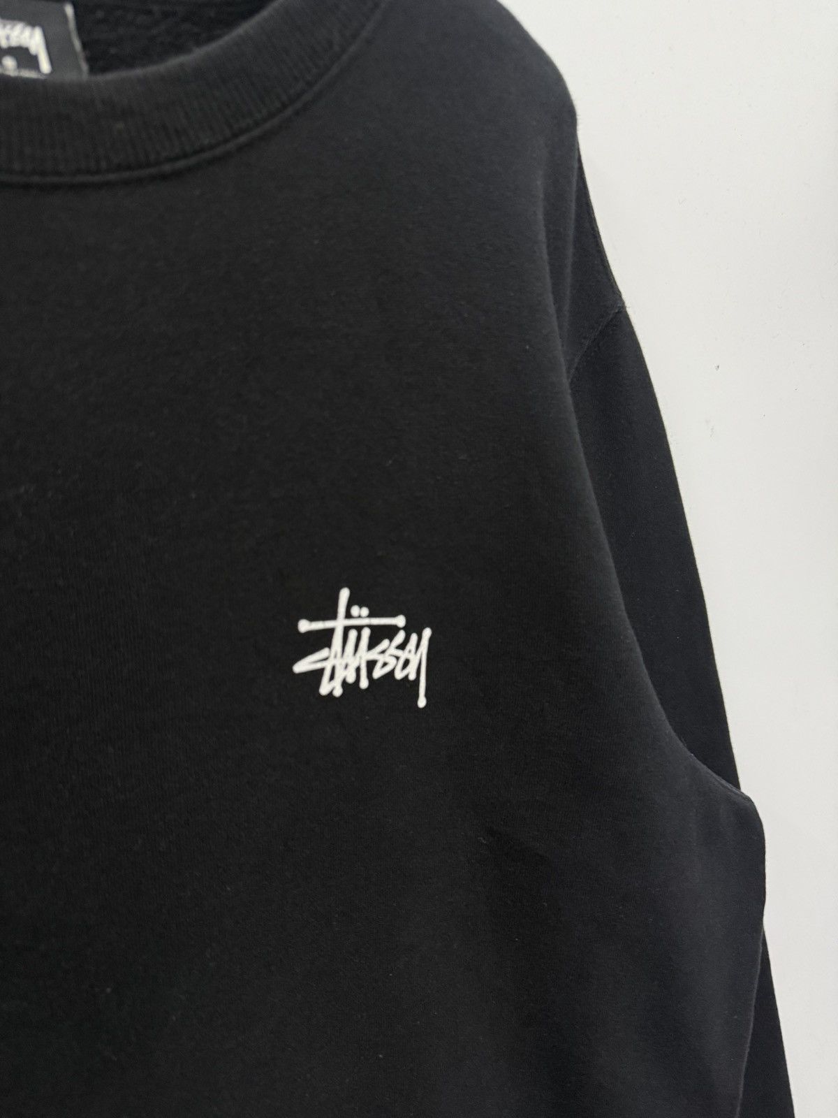 Stussy 🔥 VINTAGE STUSSY BACKHIT LOGO SPELLOUT STREETWEAR SWEAT - S Size US S / EU 44-46 / 1 - 5 Thumbnail