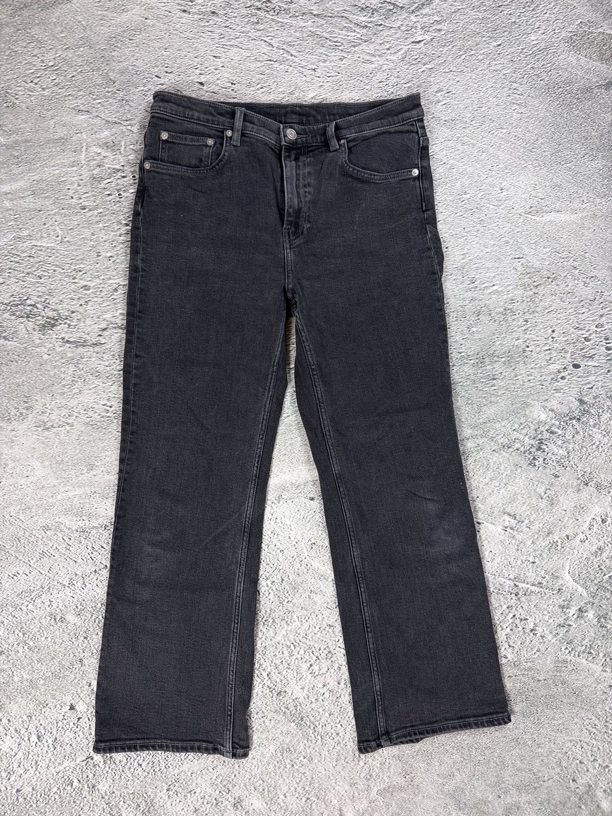 Arket Arket flared black washed jeans Y2K basic Size 30" / US 8 / IT 44 - 5 Thumbnail