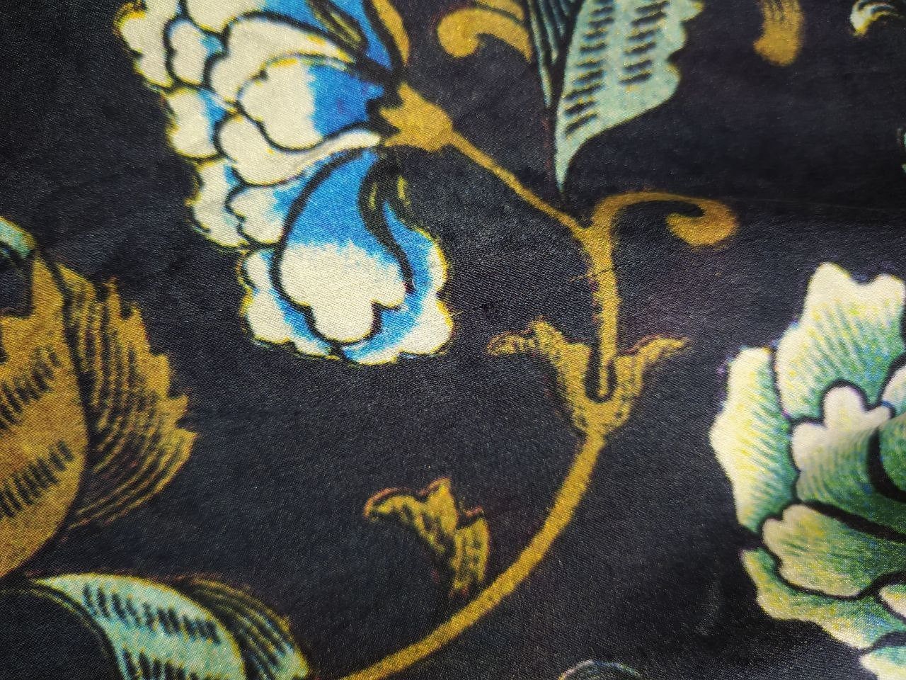 Vivienne Tam VIVIENNE TAM SILK FLORAL BLOUSE TOP Size S / US 4 / IT 40 - 6 Thumbnail