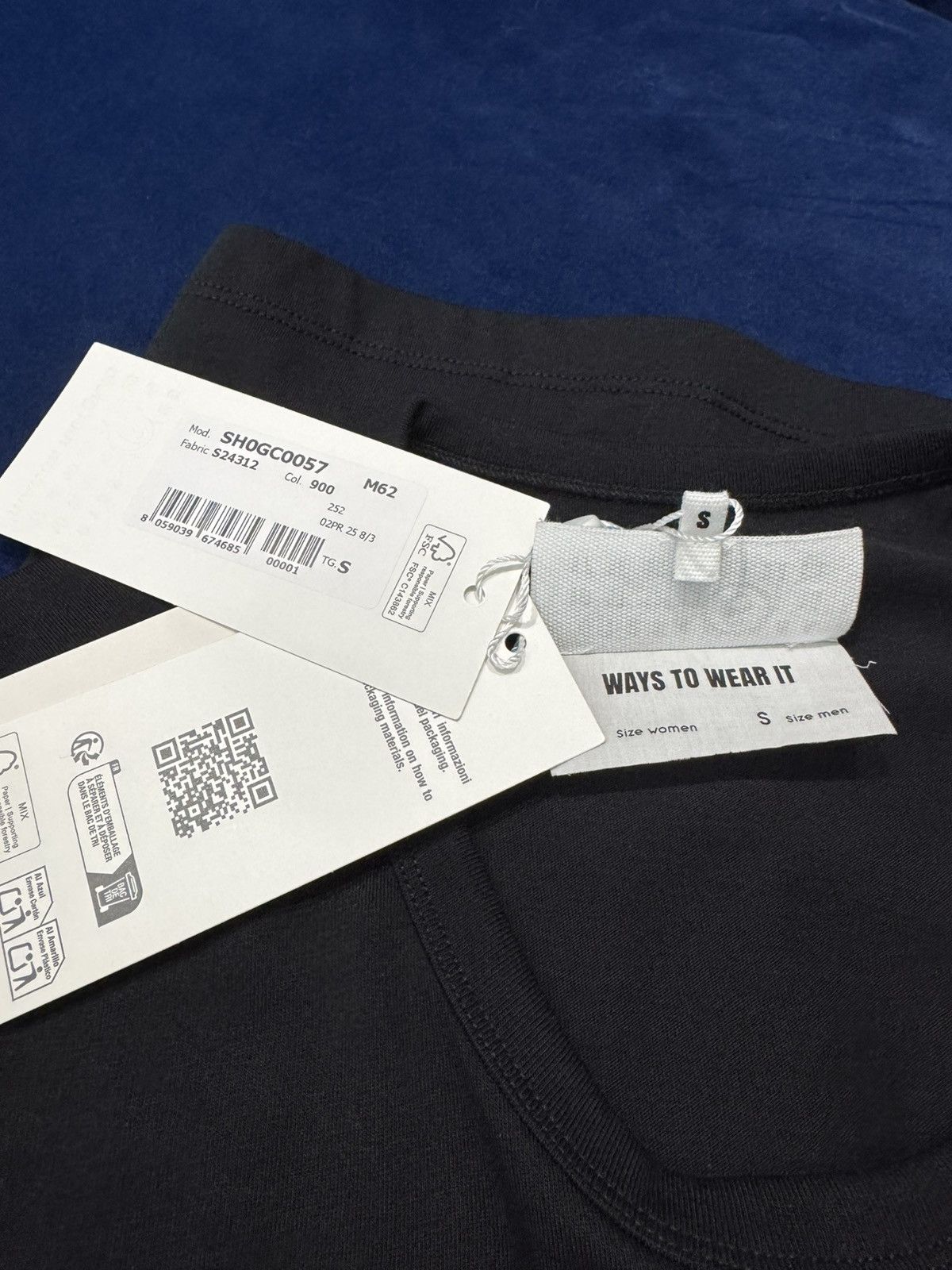 Maison Margiela NWT Number Logo Oversized Crew Neck T-Shirt - Black, S Size US S / EU 44-46 / 1 - 4 Thumbnail