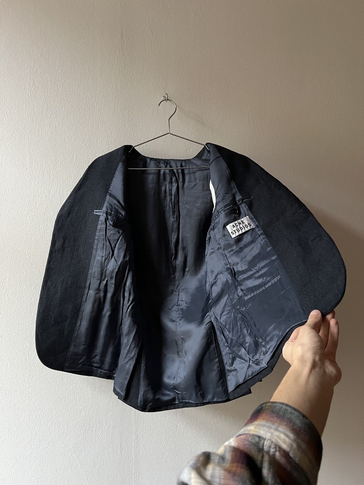 Acne Studios Acne Studios SS13 Black Linen Blazer Jacket Size 48R - 9 Thumbnail