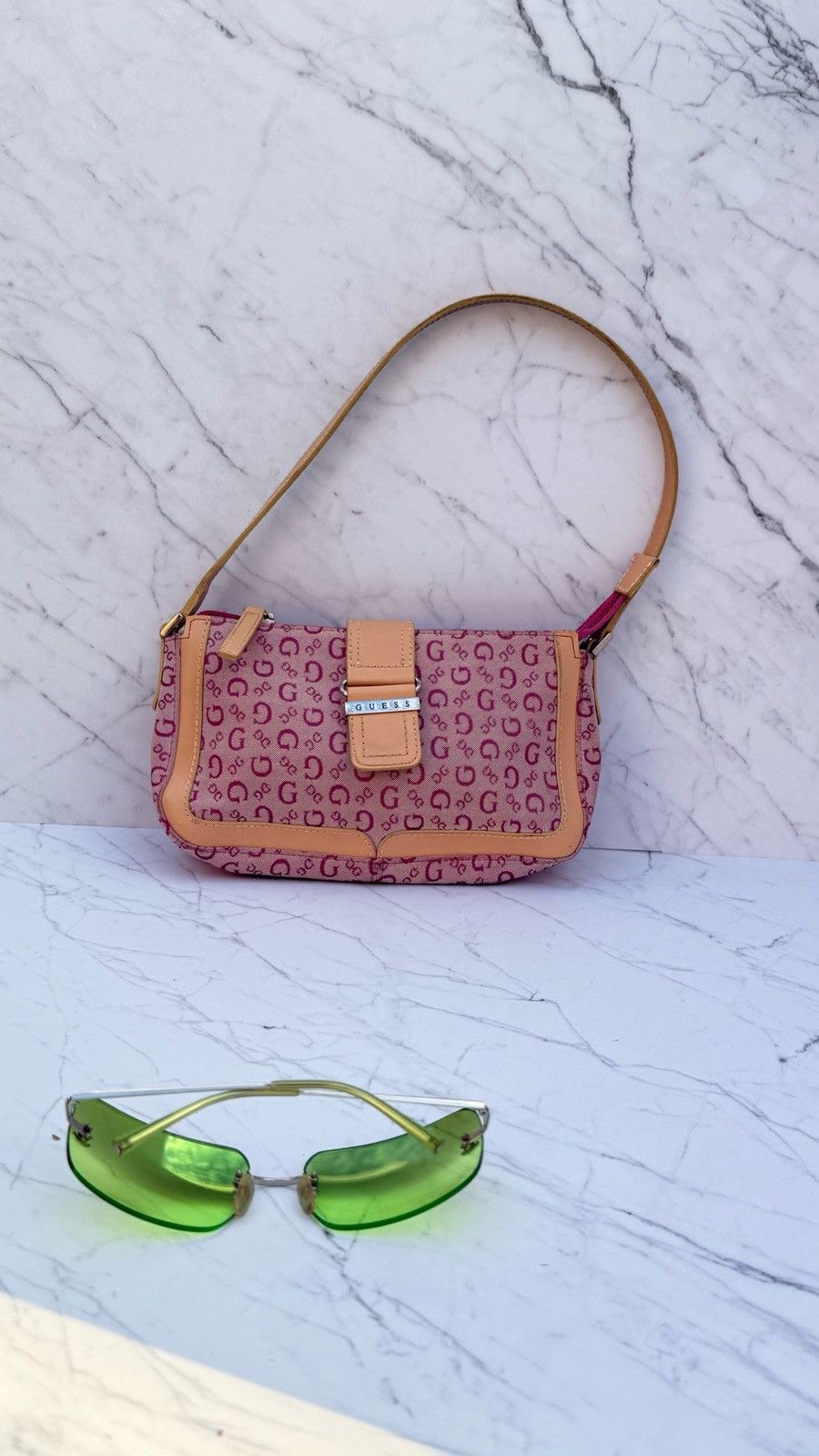 Guess Guess vintage mini pink bag Size ONE SIZE - 1 Thumbnail