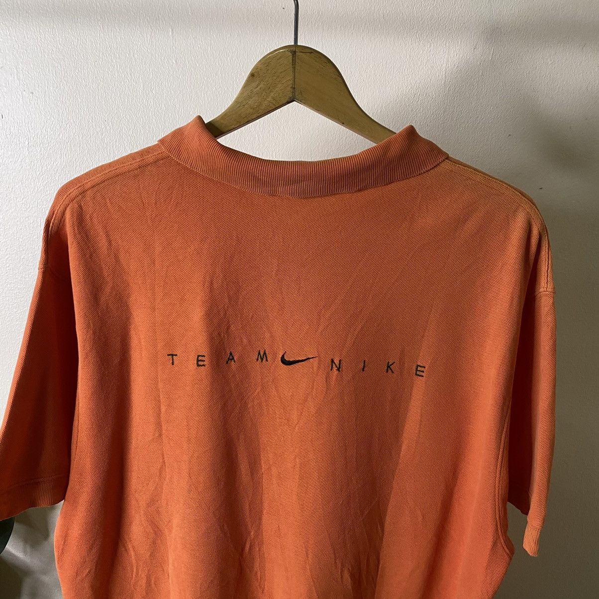 Nike Vintage 2000s Team Nike Centre Swoosh Polo Tee Size US XL / EU 56 / 4 - 2 Thumbnail