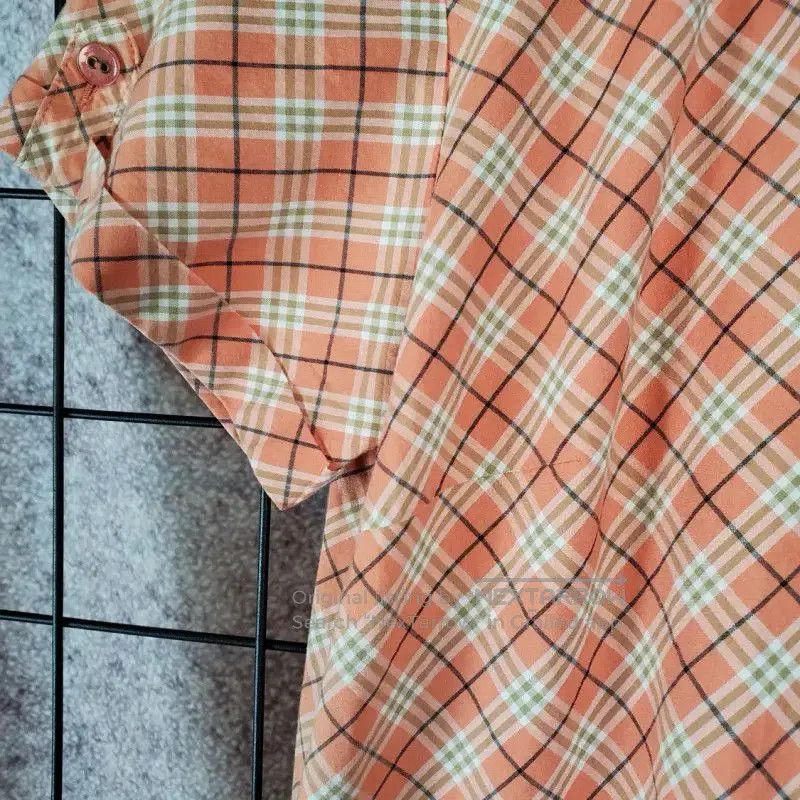 Burberry Burberry Summer Orange Pink Short Sleeve Shirt. Size M / US 6-8 / IT 42-44 - 6 Thumbnail