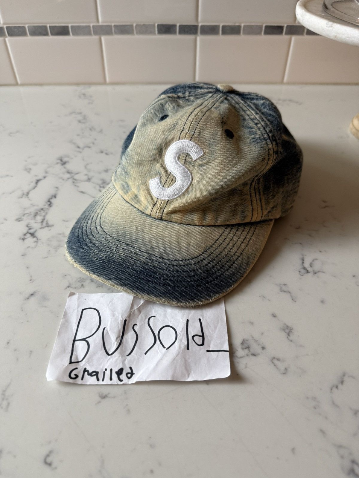 Supreme Supreme Kevlar Denim S Logo 6 Panel Cap | Grailed